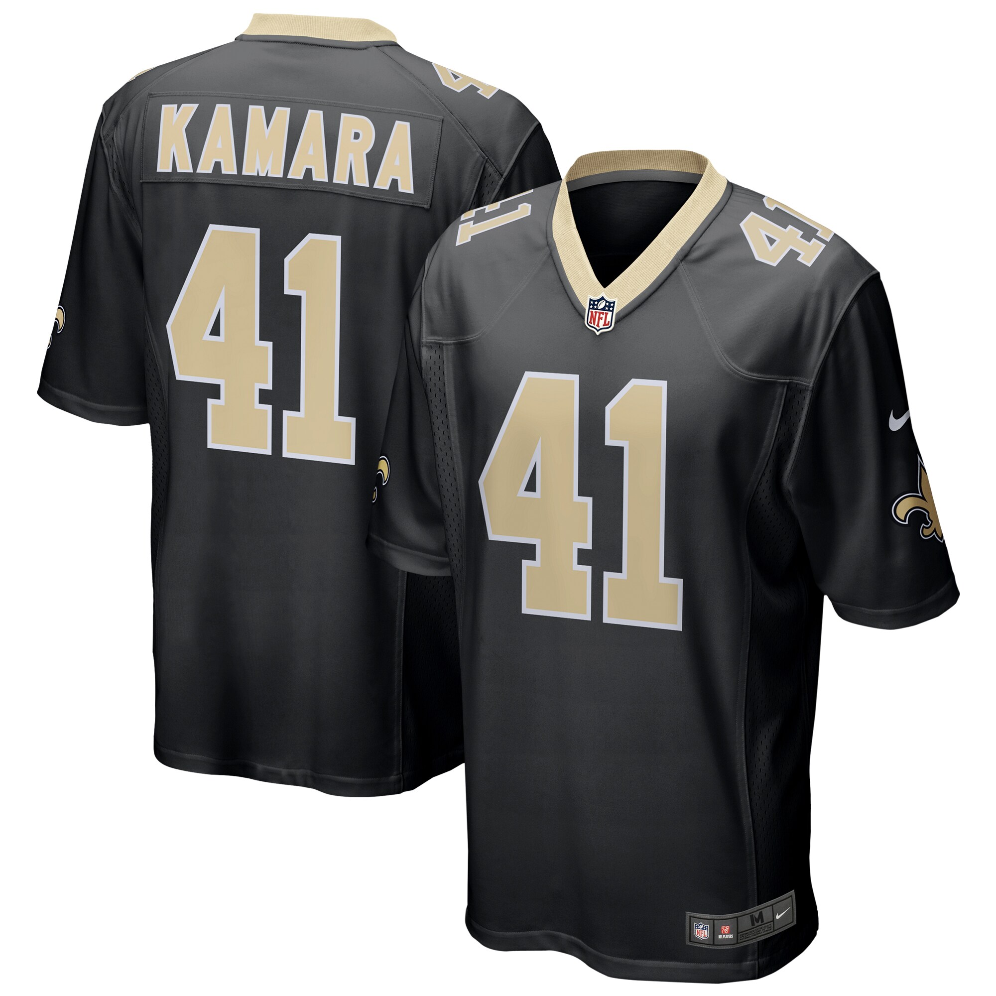Alvin Kamara New Orleans Saints Game Jersey - Black cheap jerseys for sale - CheapJerseys.Shop