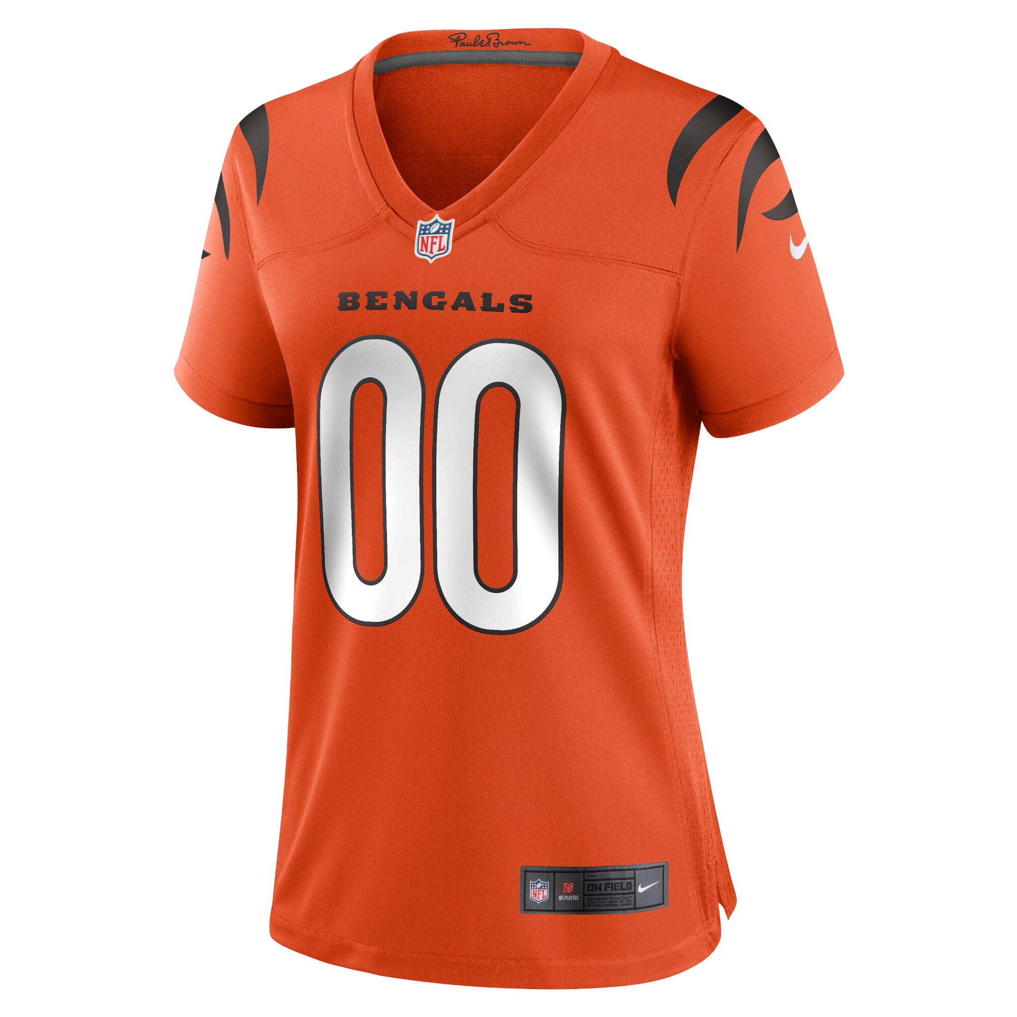 Cincinnati Bengals Women's Alternate Game Custom Jersey - Orange cheap jerseys for sale - CheapJerseys.Shop