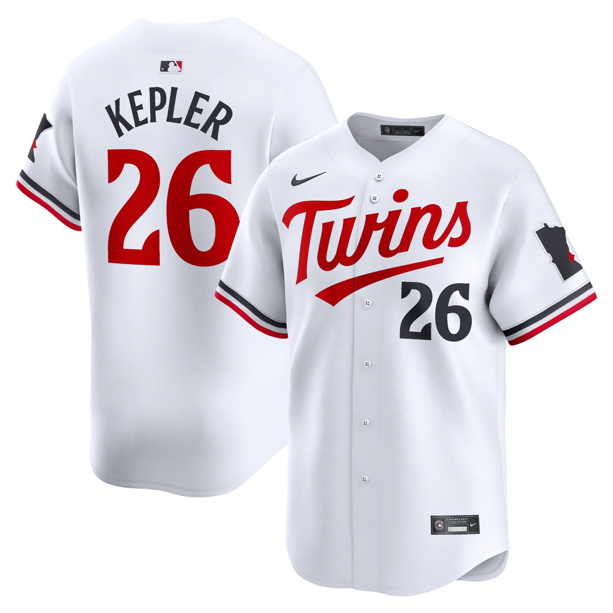 Max Kepler Minnesota Twins Home Limited Player Jersey - White cheap jerseys for sale - CheapJerseys.Shop