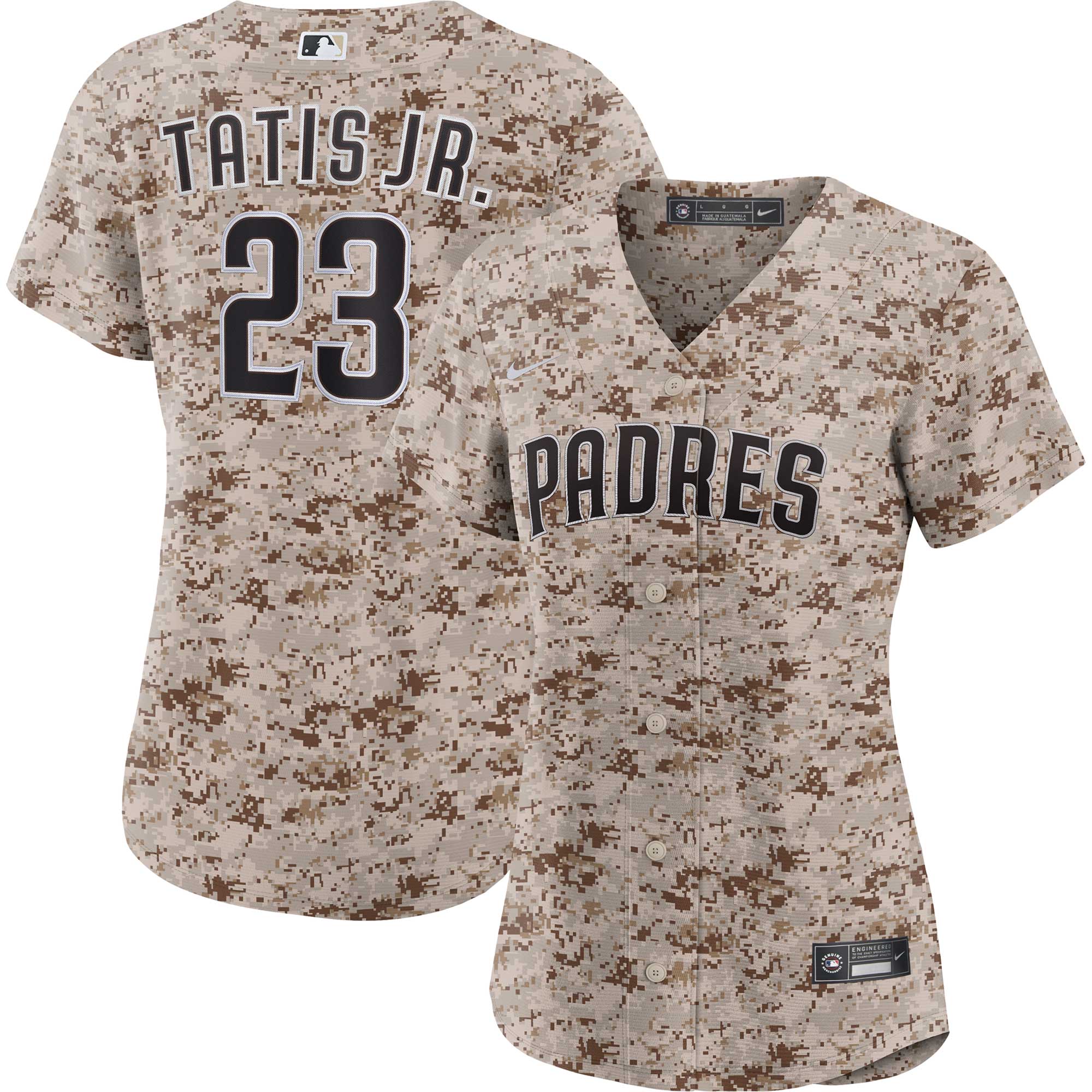 Fernando Tatis Jr. San Diego Padres Women's USMC Alternate Replica Player Jersey - Camo cheap jerseys for sale - CheapJerseys.Shop