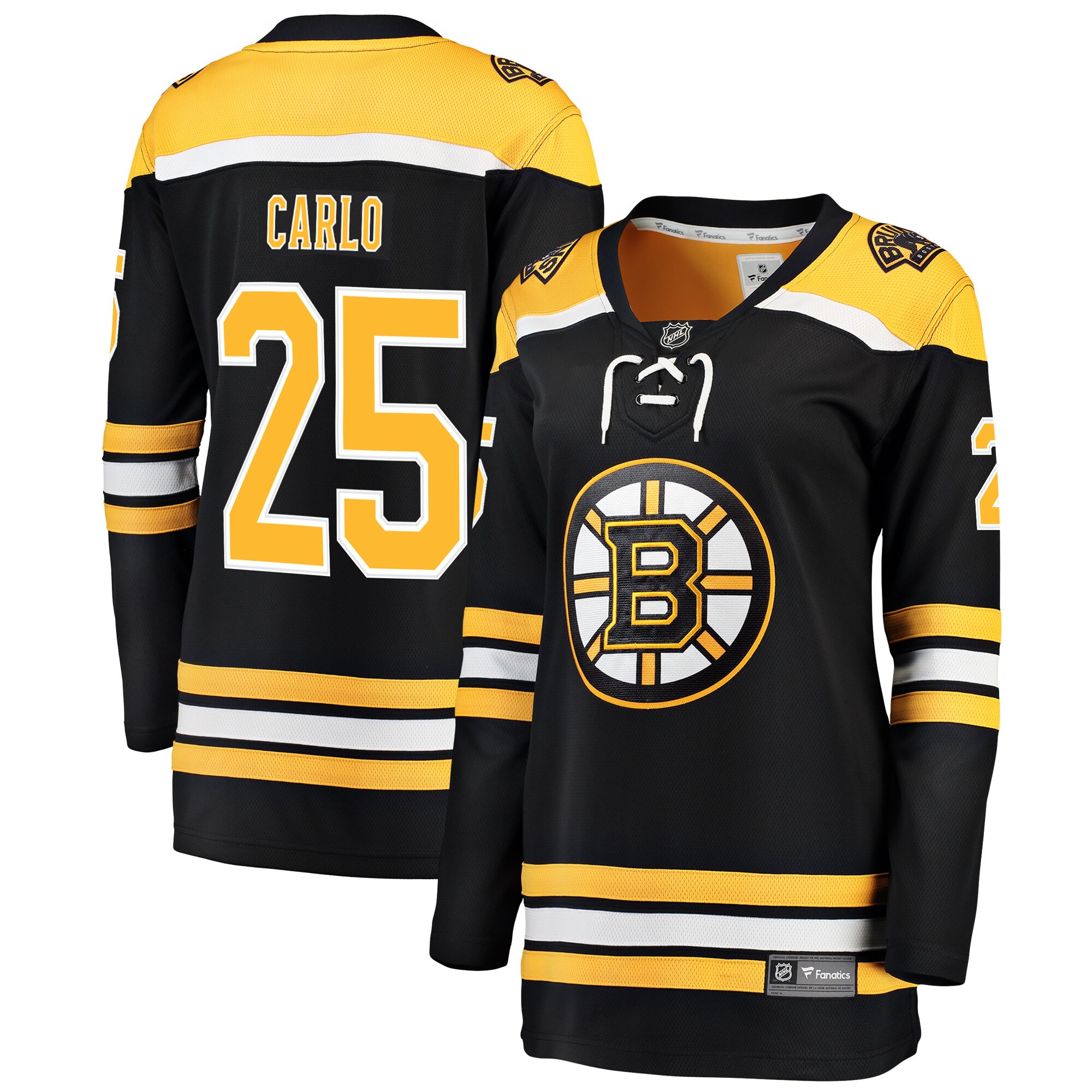 Brandon Carlo Boston Bruins Fanatics Women's Breakaway Player Jersey - Black cheap jerseys for sale - CheapJerseys.Shop