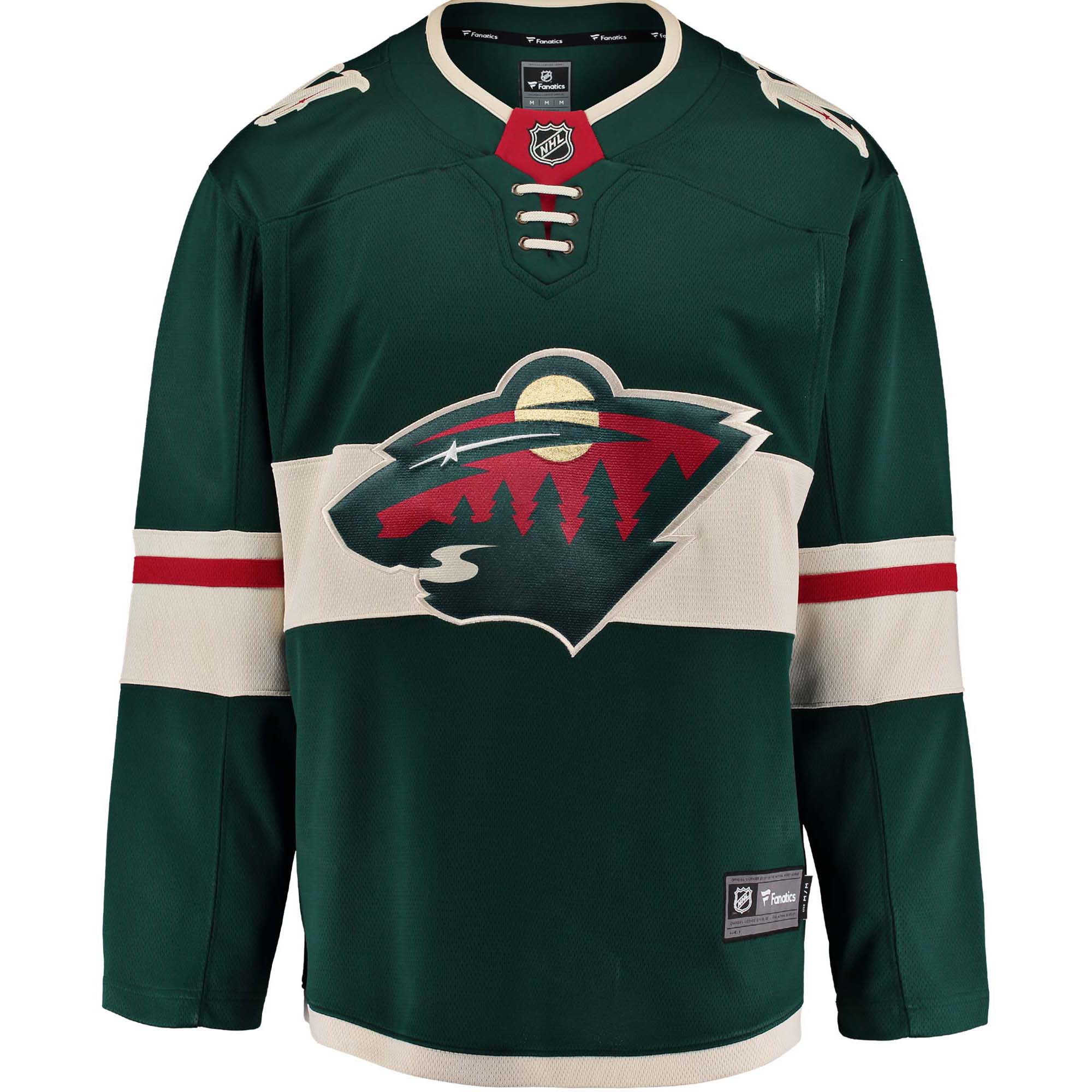 Minnesota Wild Fanatics Youth Breakaway Home Jersey - Green cheap jerseys for sale - CheapJerseys.Shop