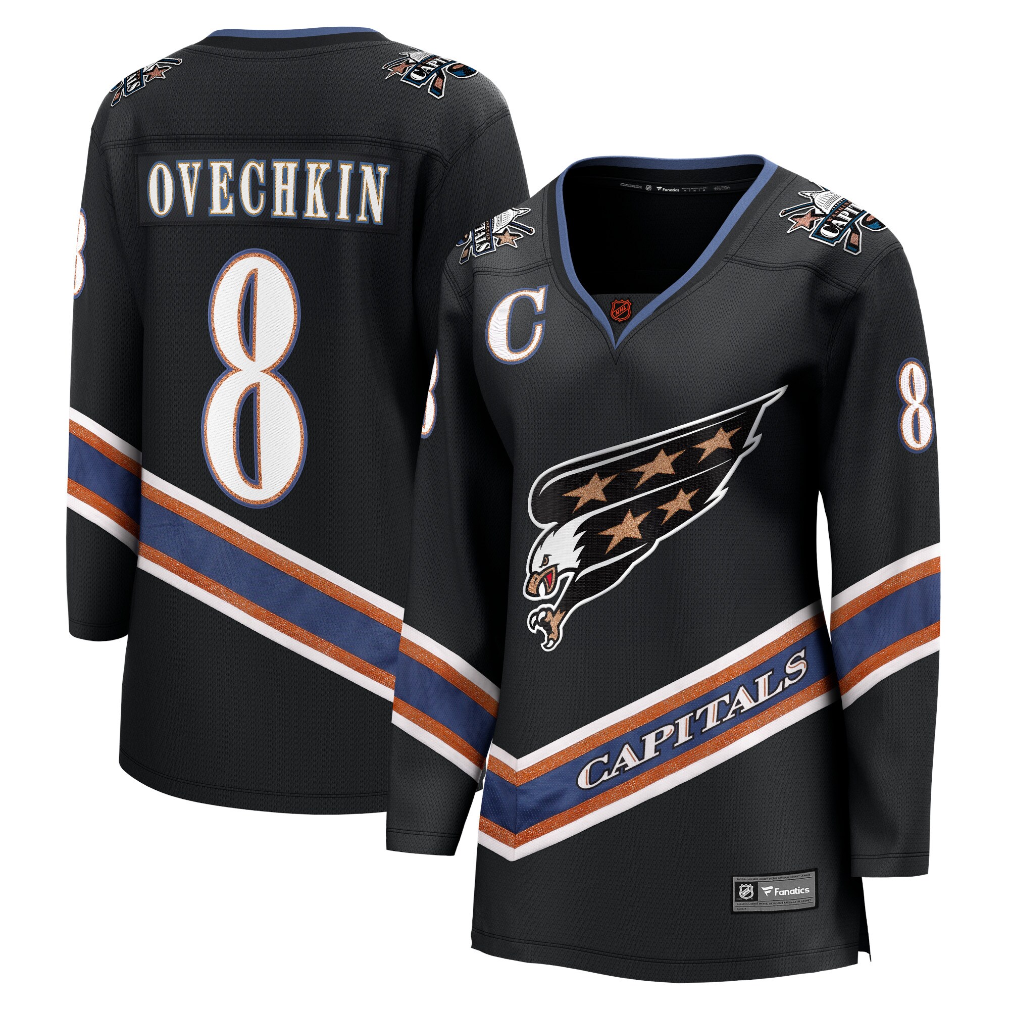 Alexander Ovechkin Washington Capitals Fanatics Women's Special Edition 2.0 Breakaway Player Jersey - Black cheap jerseys for sale - CheapJerseys.Shop
