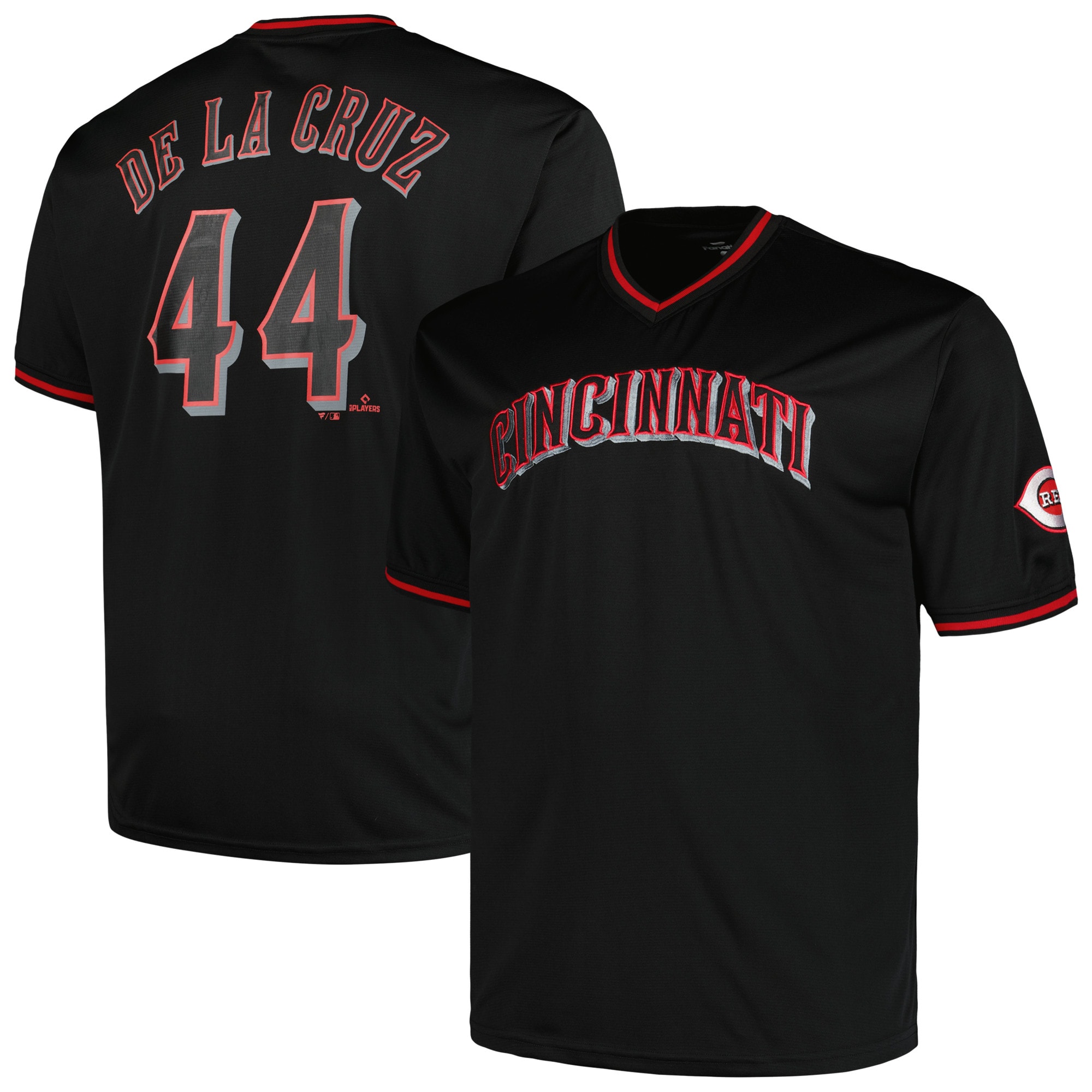 Elly De La Cruz Cincinnati Reds Profile Big & Tall Pop Fashion Player Jersey - Black cheap jerseys for sale - CheapJerseys.Shop