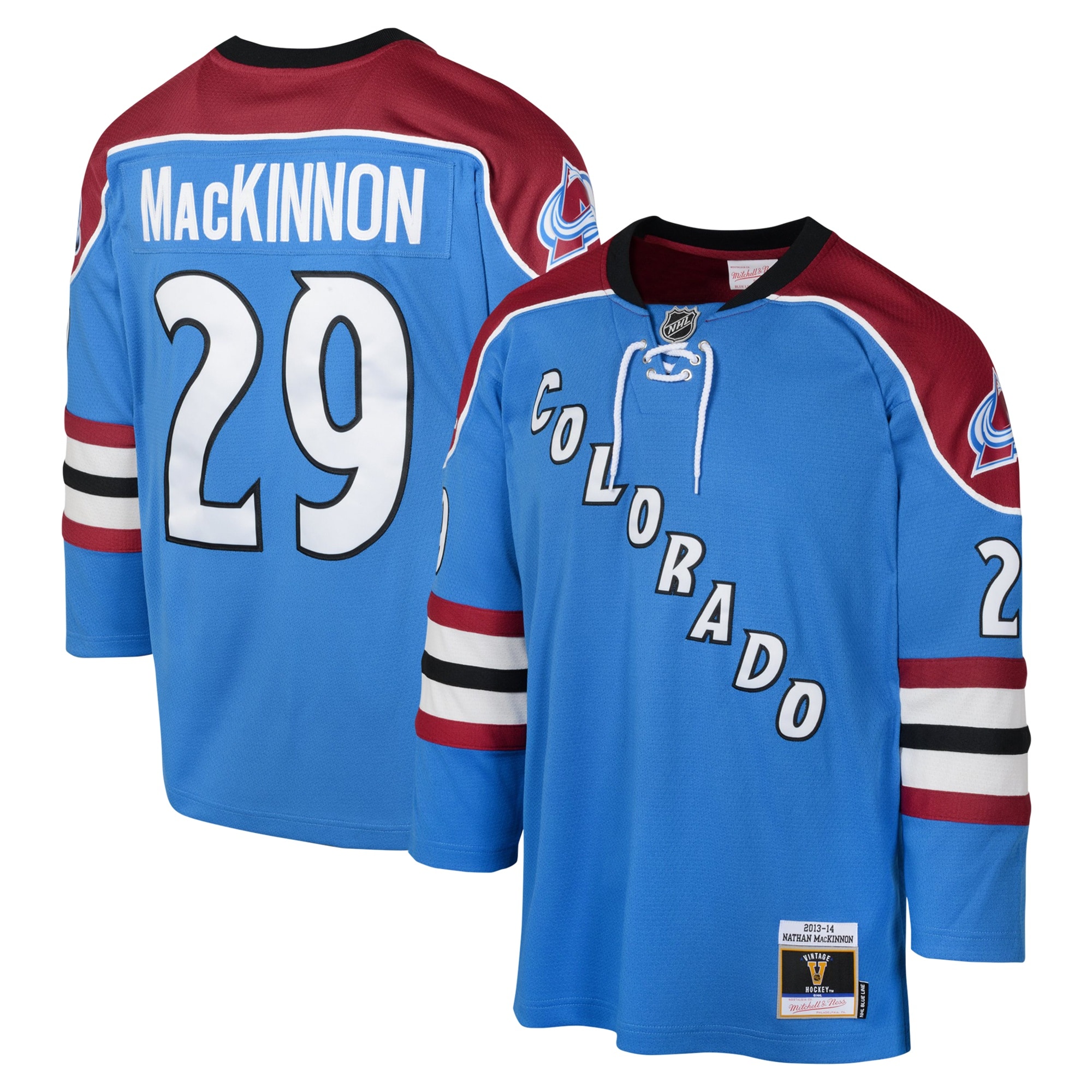 Nathan MacKinnon Colorado Avalanche Mitchell & Ness Youth 2013 Blue Line Player Jersey - White cheap jerseys for sale - CheapJerseys.Shop