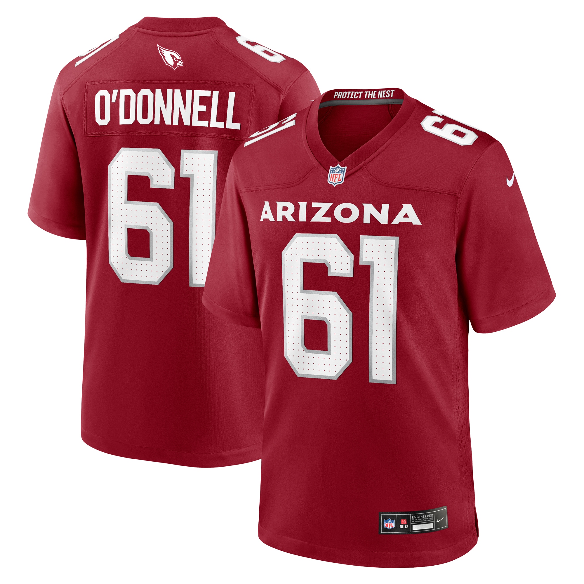 Carter O'Donnell Arizona Cardinals Team Game Jersey - Cardinal cheap jerseys for sale - CheapJerseys.Shop