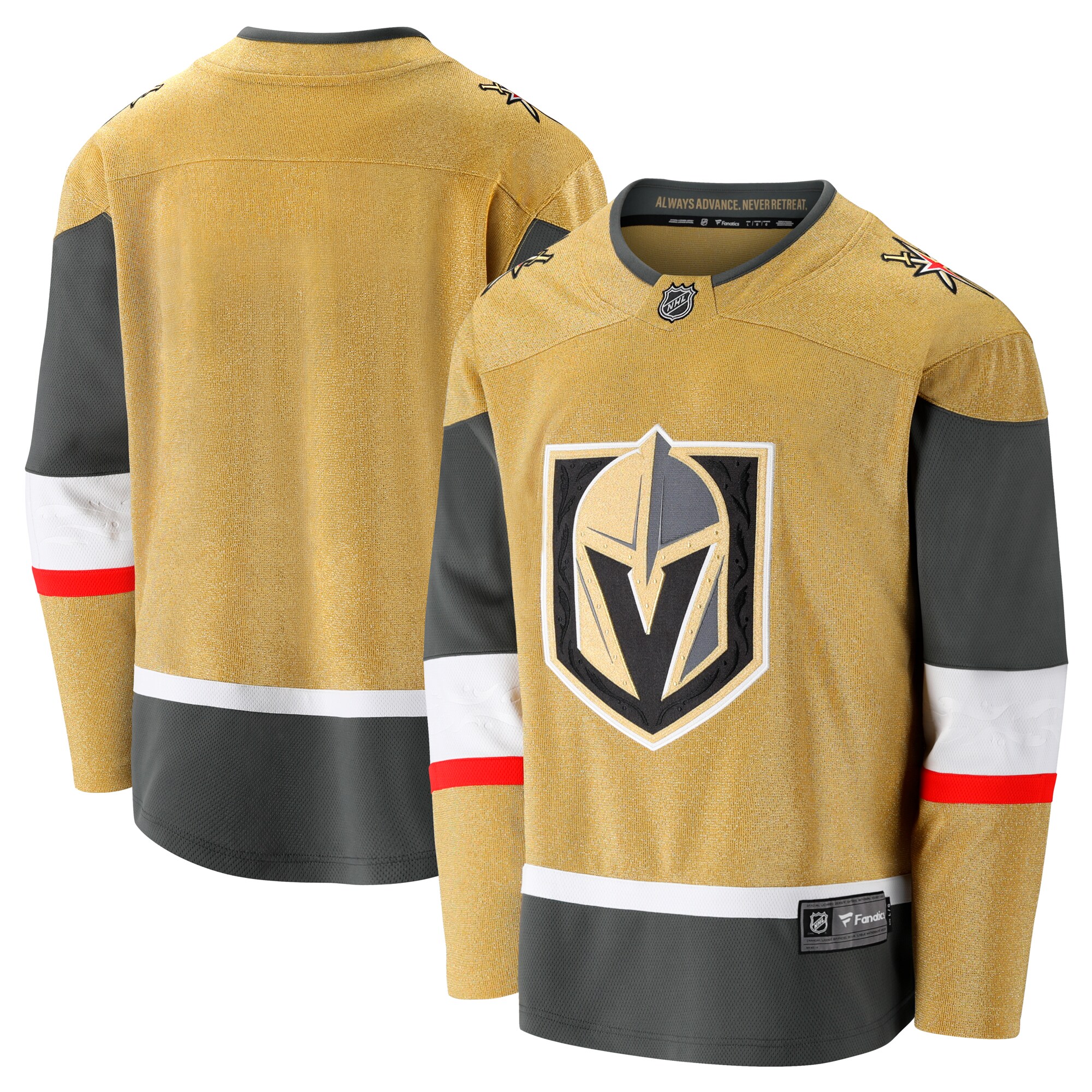 Vegas Golden Knights Fanatics Home Breakaway Jersey - Gold cheap jerseys for sale - CheapJerseys.Shop