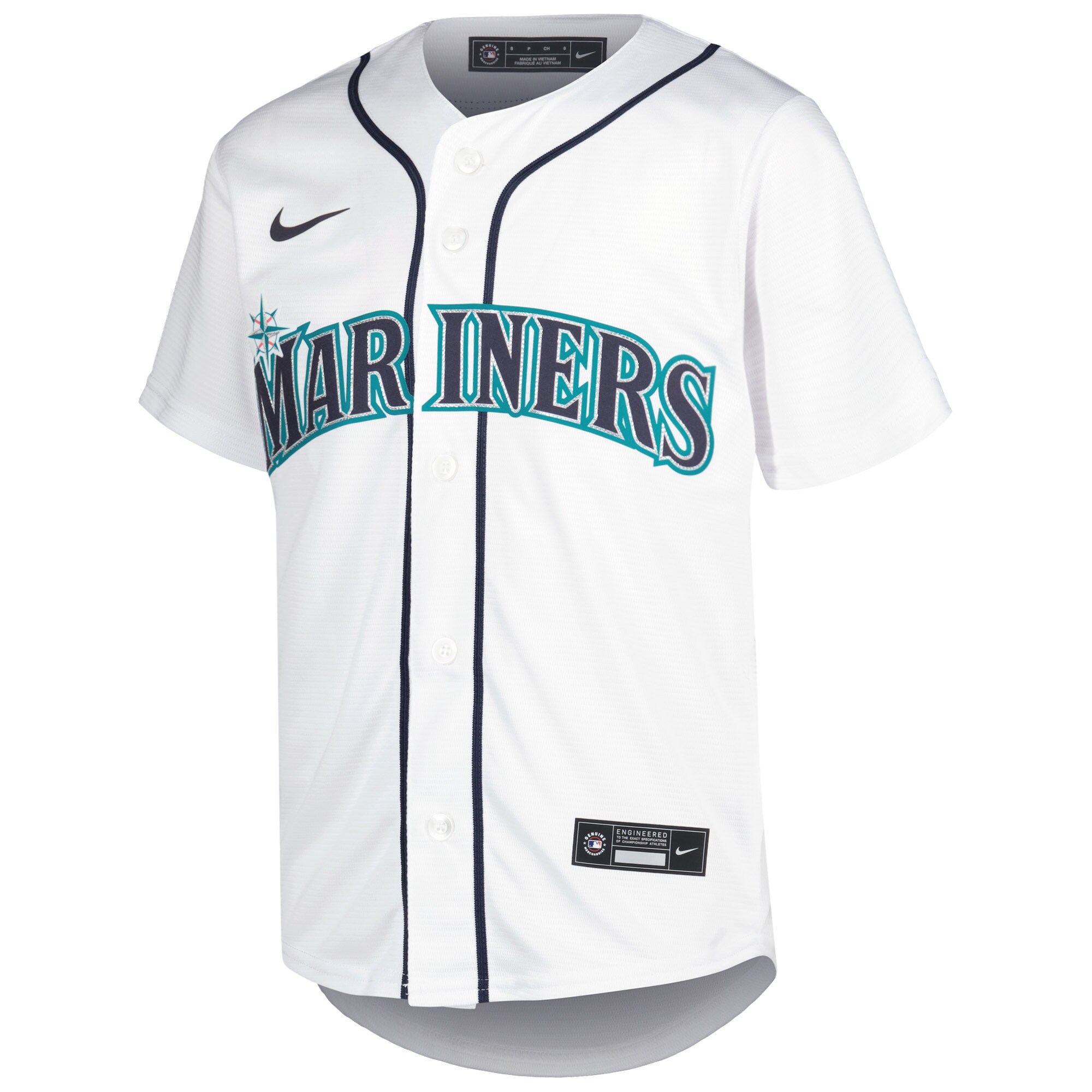 Julio Rodr\u00c3\u00adguez Seattle Mariners Youth Home Replica Player Jersey - White cheap jerseys for sale - CheapJerseys.Shop