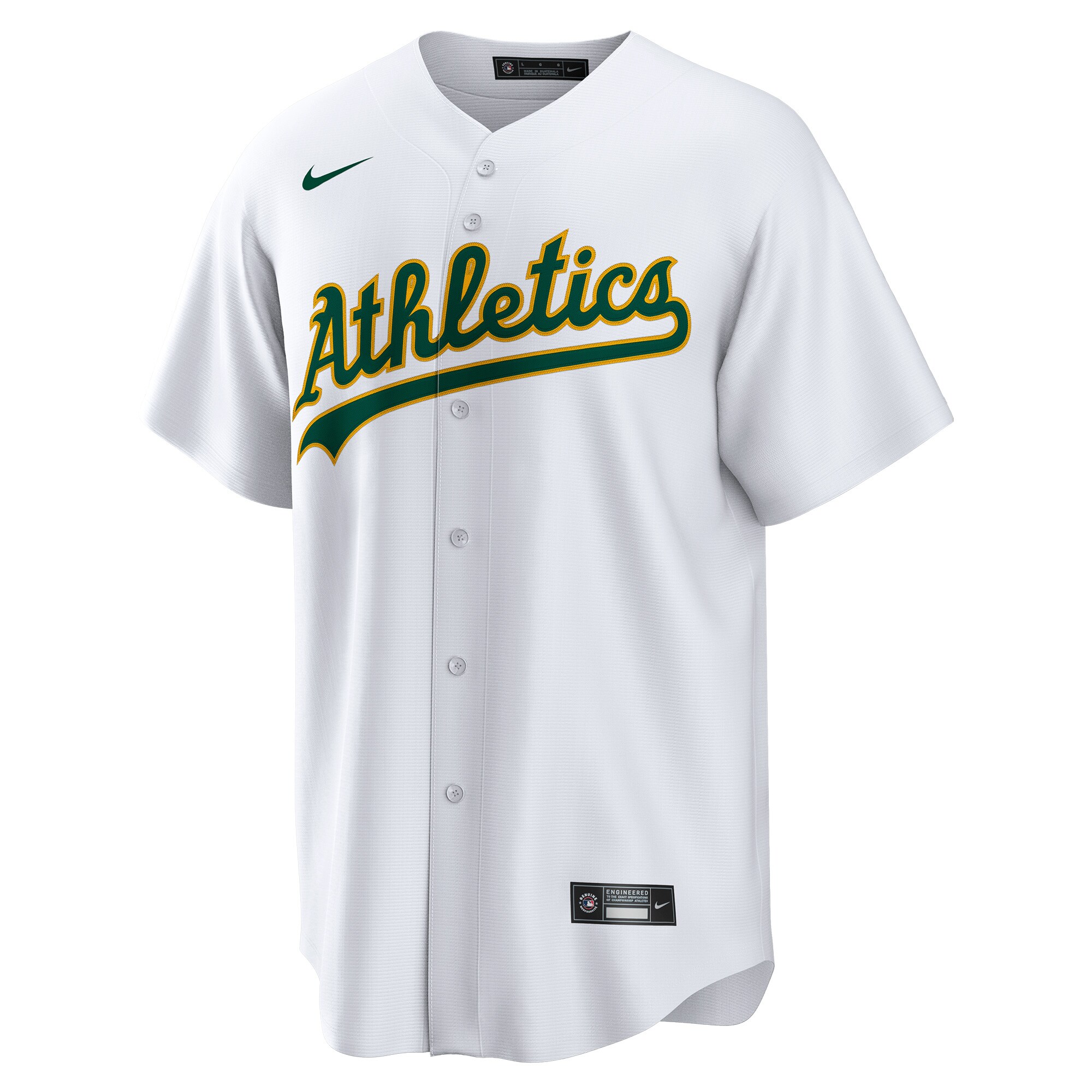 Dany Jim\u00c3\u00a9nez Oakland Athletics Home Replica Player Jersey - White cheap jerseys for sale - CheapJerseys.Shop