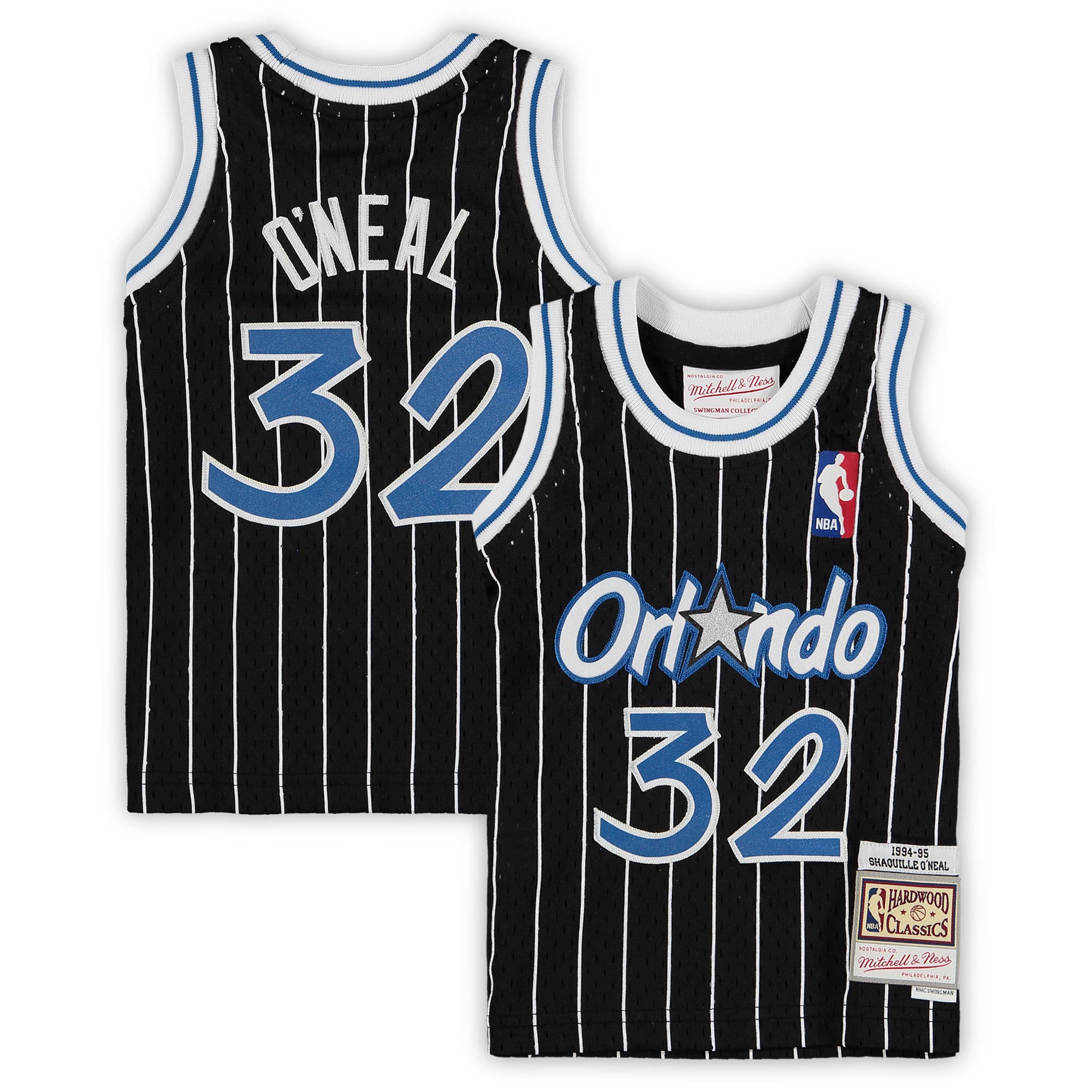 Shaquille O'Neal Orlando Magic Mitchell & Ness Infant 1994\/95 Hardwood Classics Retired Player Jersey - Black cheap jerseys for sale - CheapJerseys.Shop