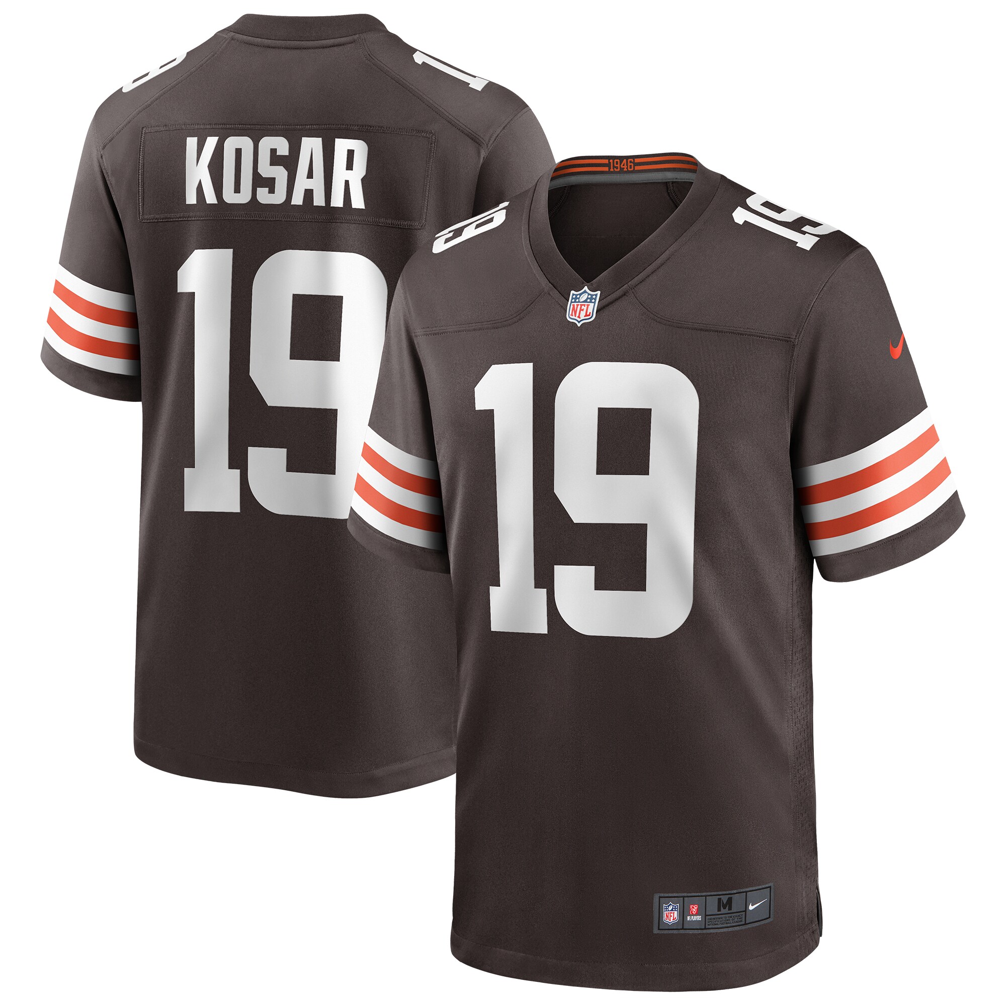 Bernie Kosar Cleveland Browns Game Retired Player Jersey - Brown cheap jerseys for sale - CheapJerseys.Shop