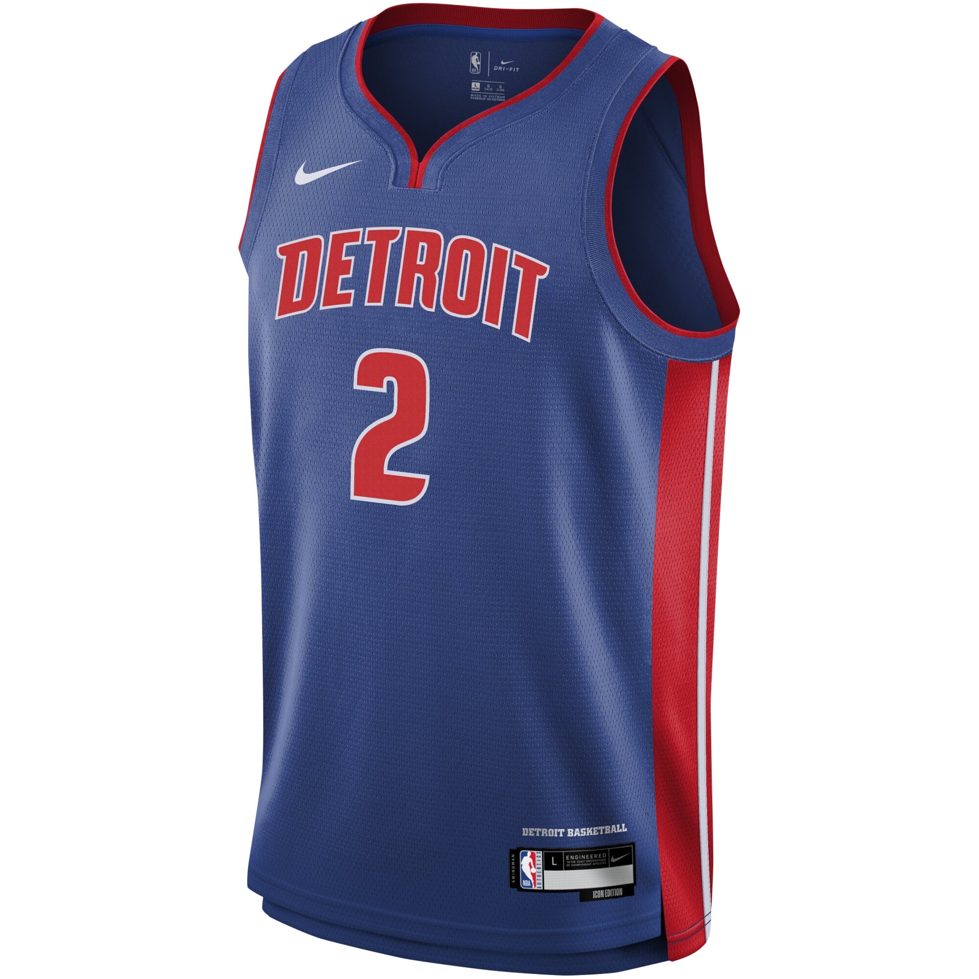 Cade Cunningham Detroit Pistons Youth Swingman Jersey - Icon Edition - Blue cheap jerseys for sale - CheapJerseys.Shop