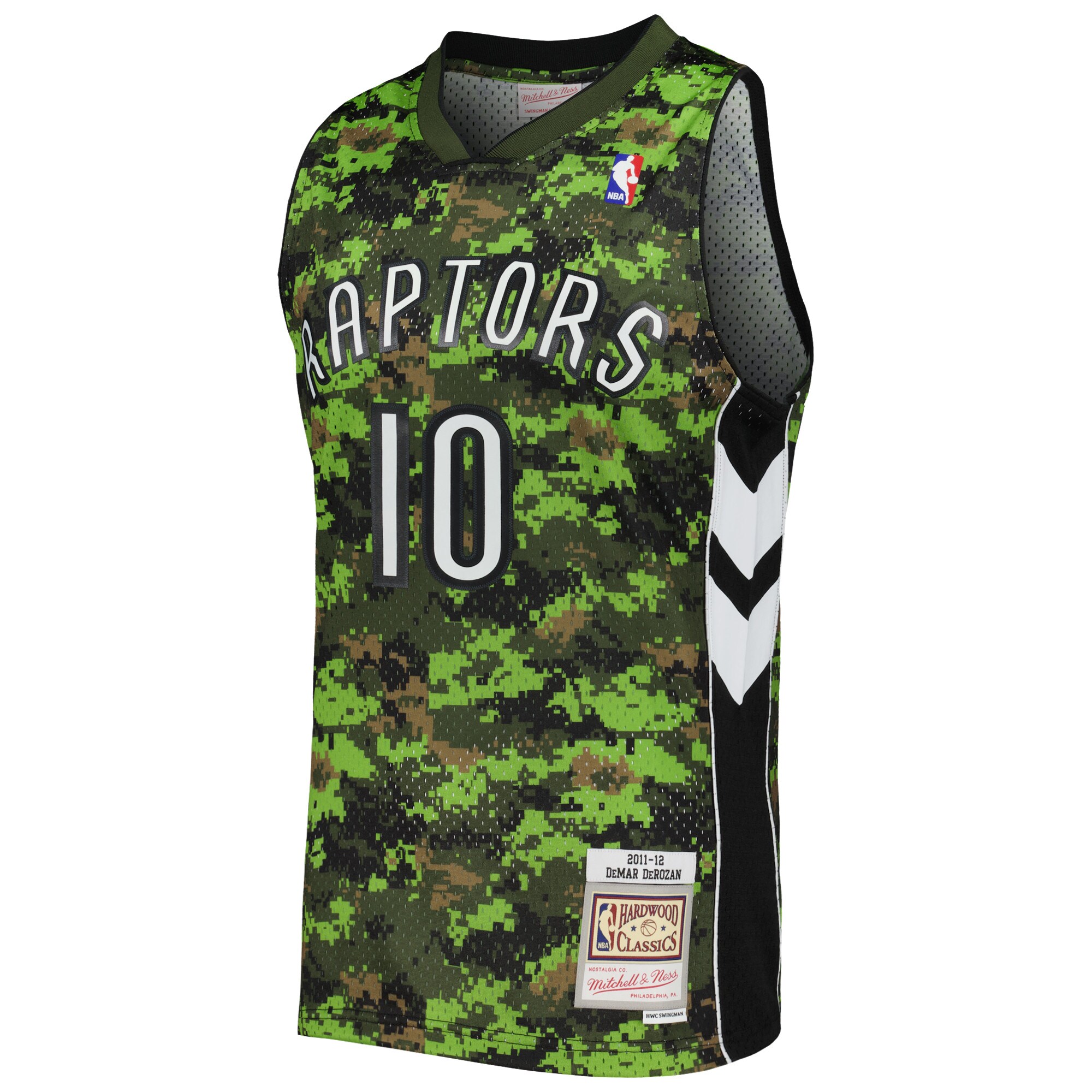 DeMar DeRozan Toronto Raptors Mitchell & Ness 2011\/12 Hardwood Classics Swingman Jersey - Camo cheap jerseys for sale - CheapJerseys.Shop