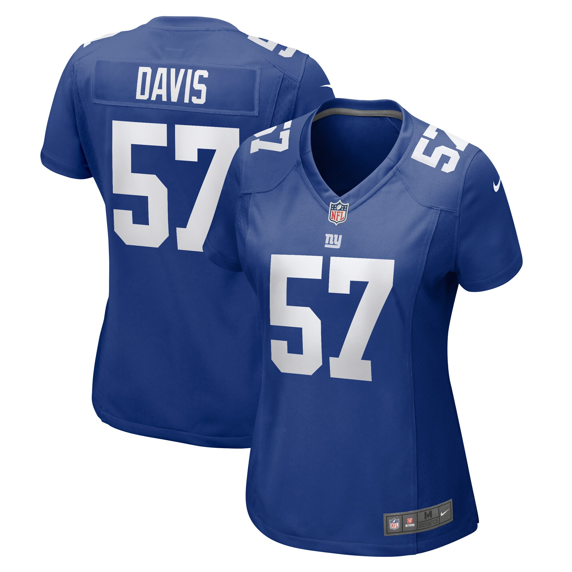 Jarrad Davis New York Giants Women's Team Game Jersey - Royal cheap jerseys for sale - CheapJerseys.Shop