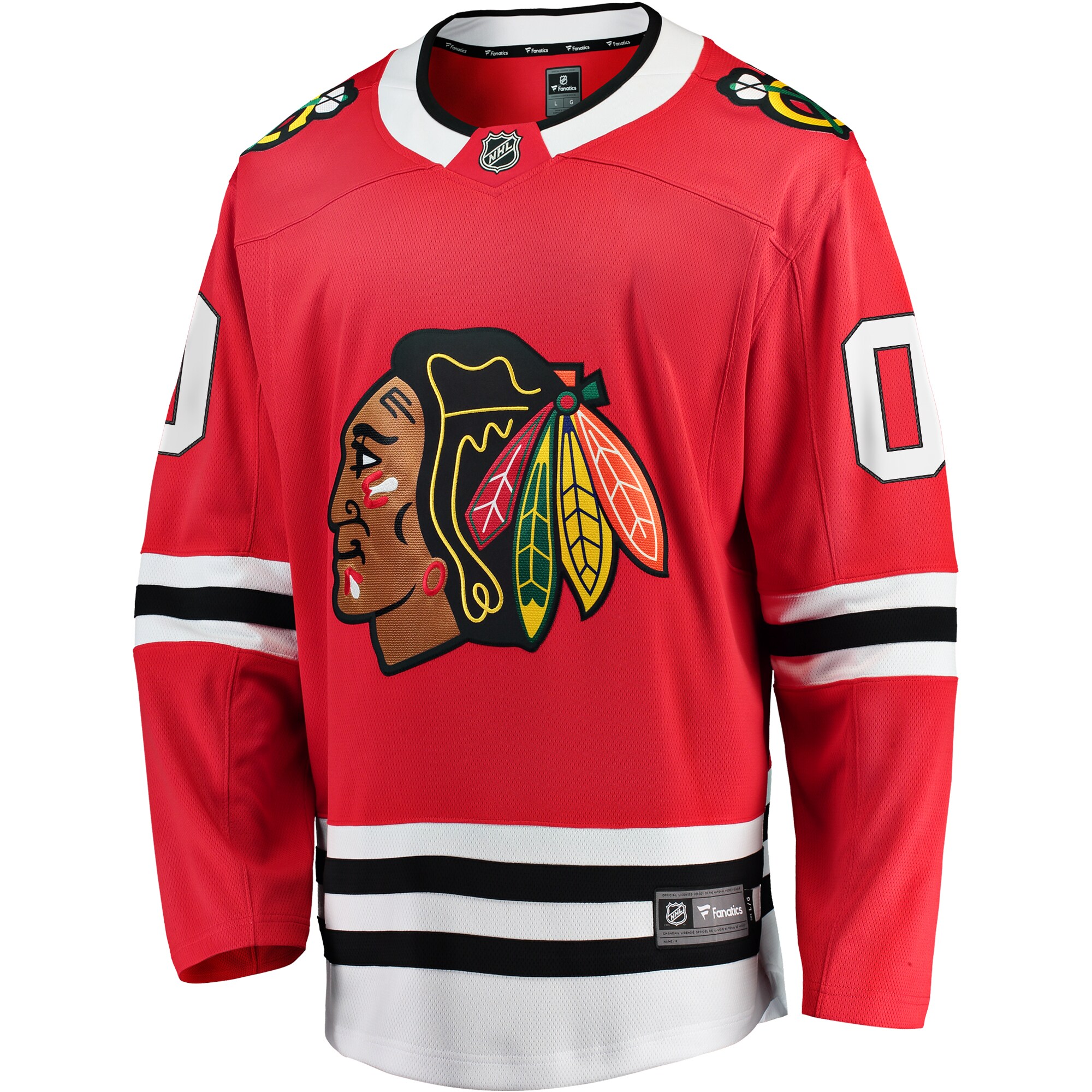 Chicago Blackhawks Fanatics Home Breakaway Custom Jersey - Red cheap jerseys for sale - CheapJerseys.Shop