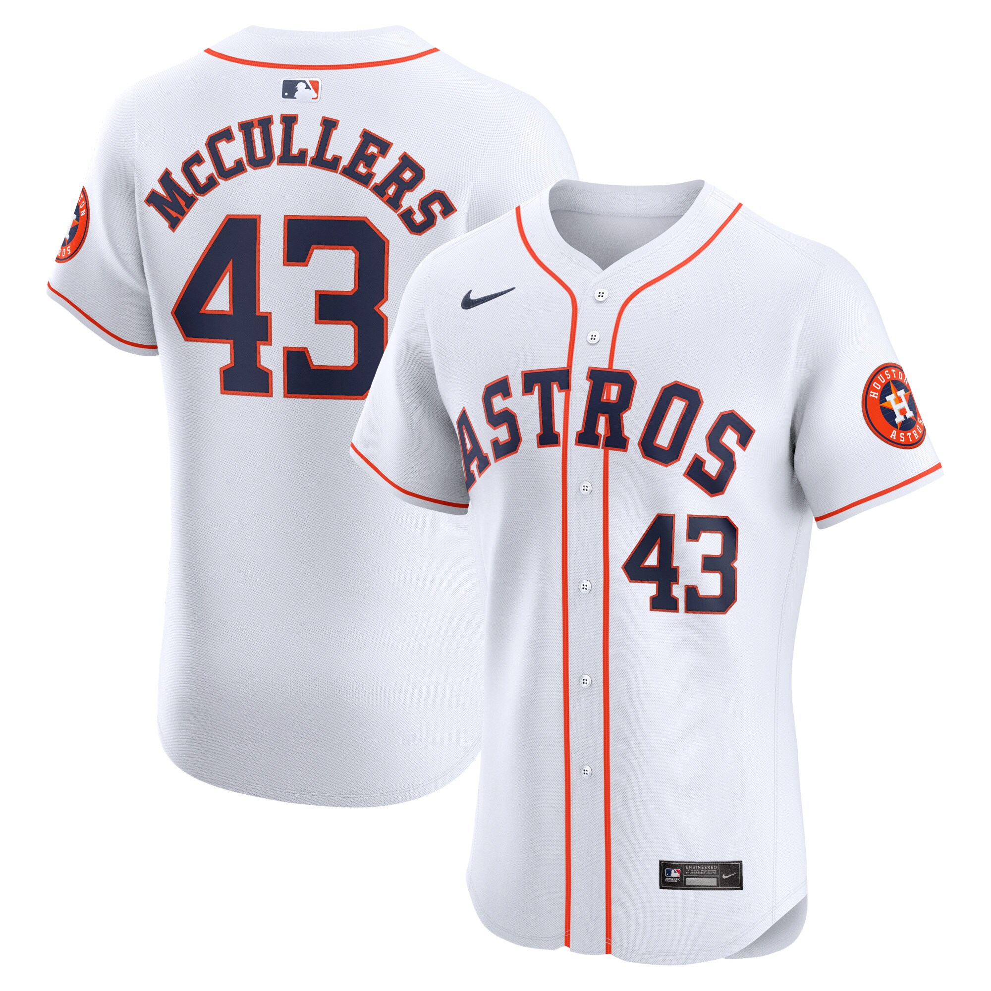 Lance McCullers Jr. Houston Astros Home Elite Player Jersey - White cheap jerseys for sale - CheapJerseys.Shop