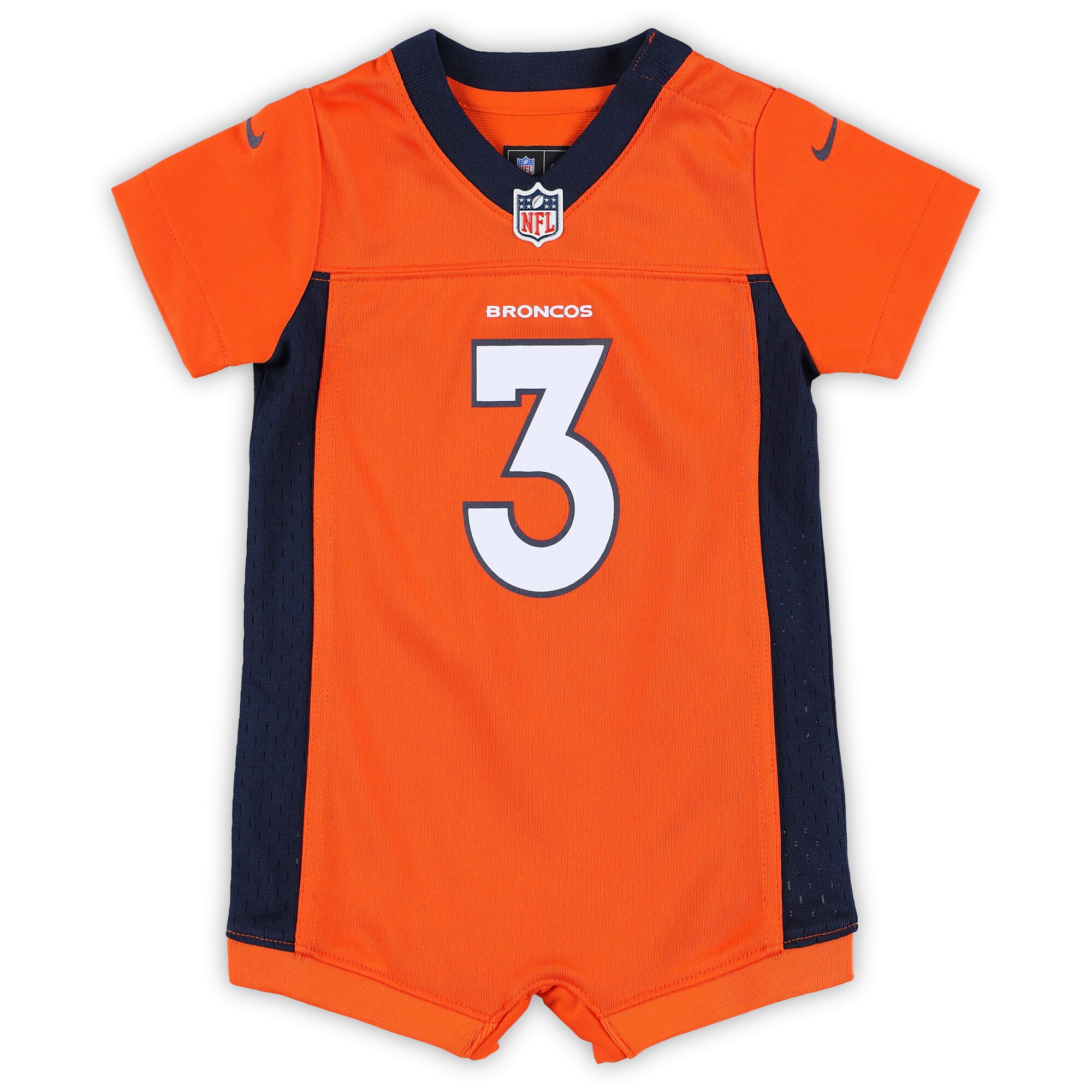 Russell Wilson Denver Broncos Newborn & Infant Game Romper Jersey - Orange cheap jerseys for sale - CheapJerseys.Shop
