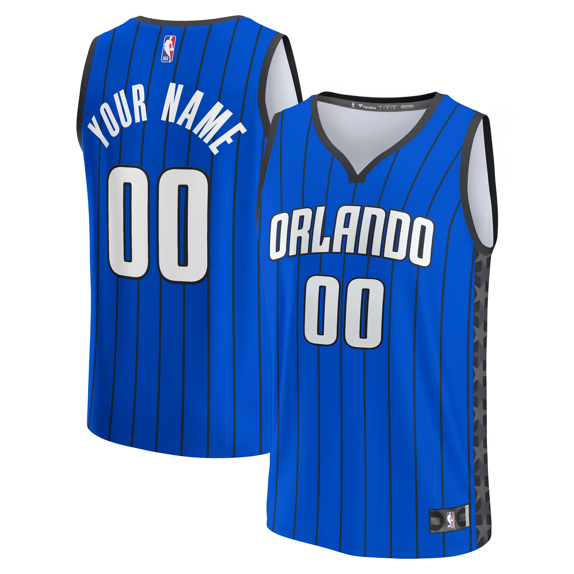 Orlando Magic Fanatics Youth Fast Break Replica Custom Jersey - Statement Edition - Blue cheap jerseys for sale - CheapJerseys.Shop