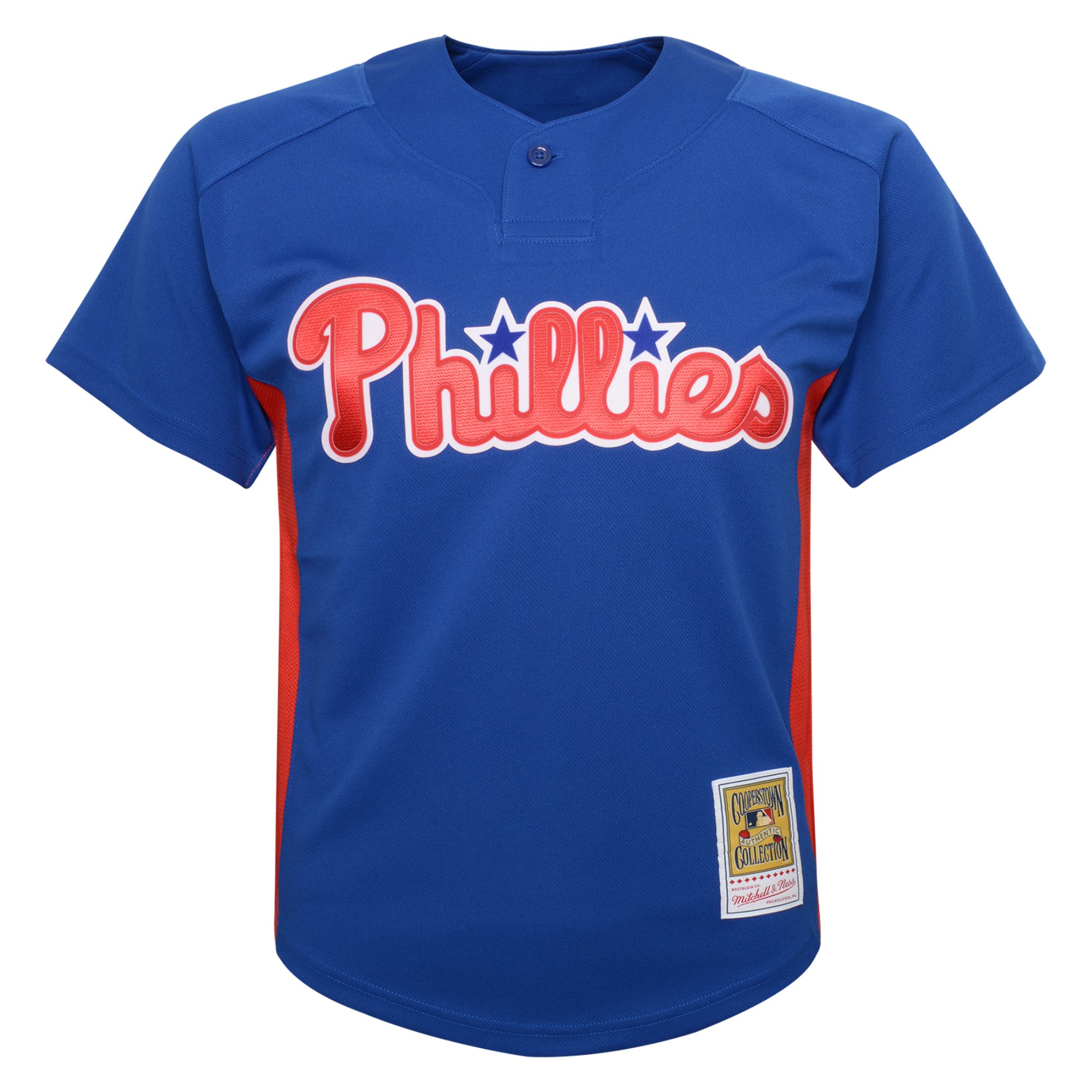 Roy Halladay Philadelphia Phillies Mitchell & Ness Youth Cooperstown Collection\u00c2\u00a0Mesh Batting Practice Jersey - Royal cheap jerseys for sale - CheapJerseys.Shop