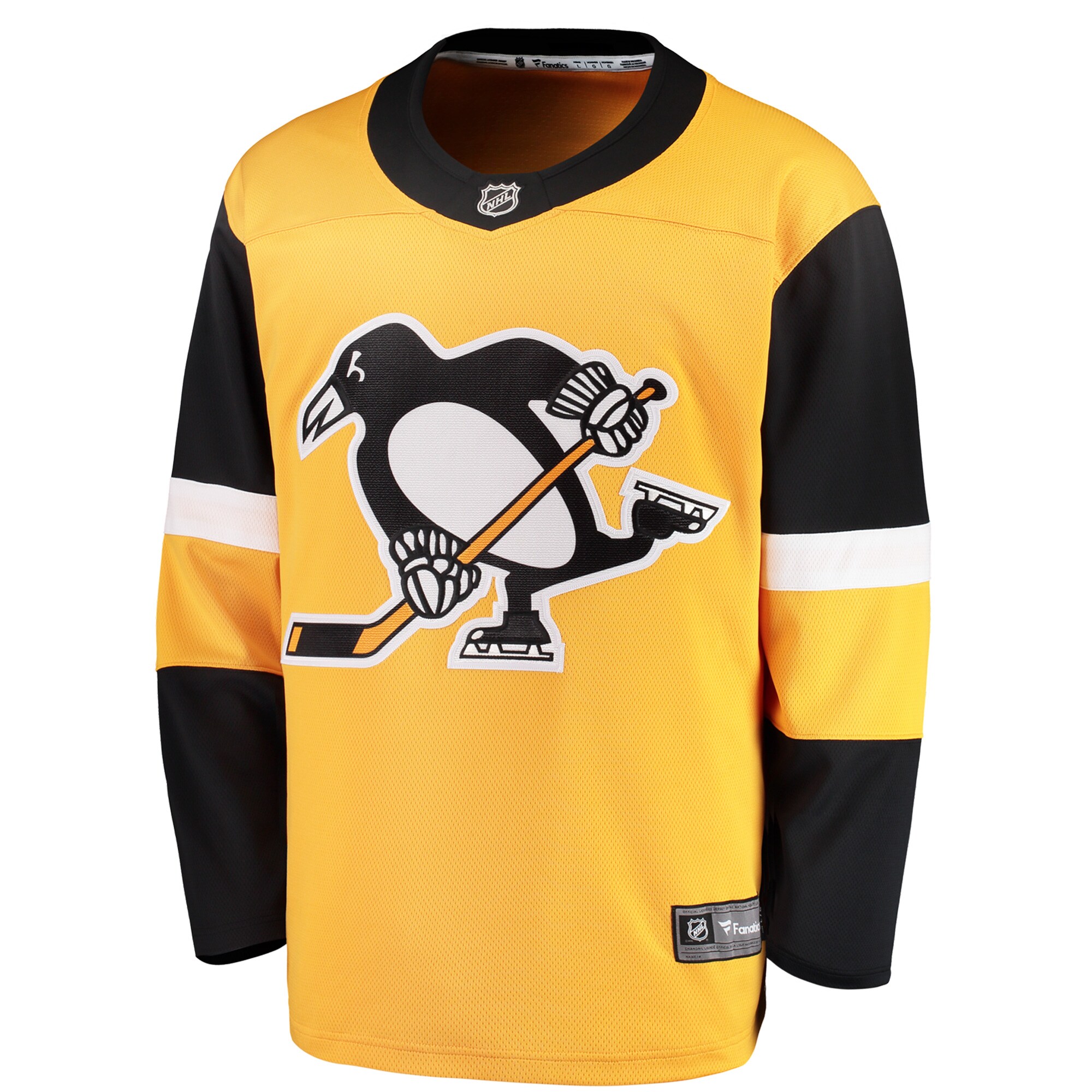 Pittsburgh Penguins Fanatics Alternate Breakaway Jersey - Gold cheap jerseys for sale - CheapJerseys.Shop
