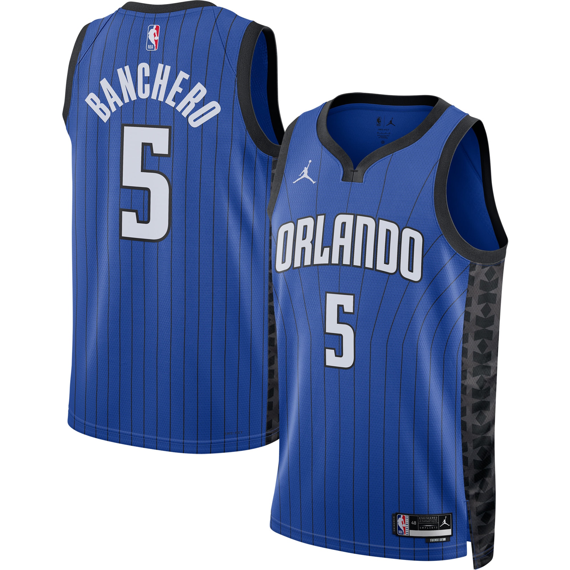 Paolo Banchero Orlando Magic Jordan Brand Unisex Swingman Jersey - Statement Edition - Blue cheap jerseys for sale - CheapJerseys.Shop