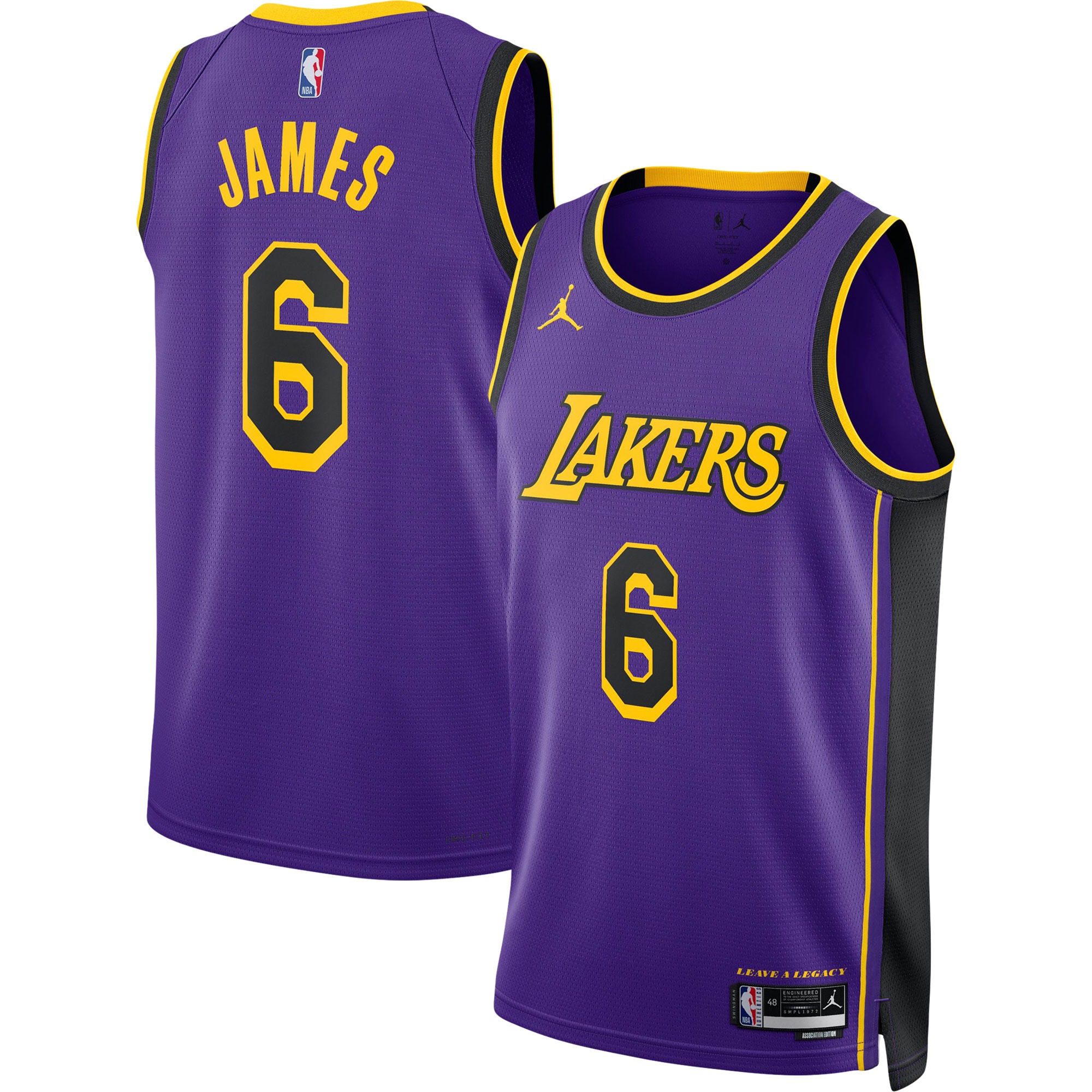 LeBron James Los Angeles Lakers Jordan Brand Unisex Swingman Jersey - Statement Edition - Purple cheap jerseys for sale - CheapJerseys.Shop