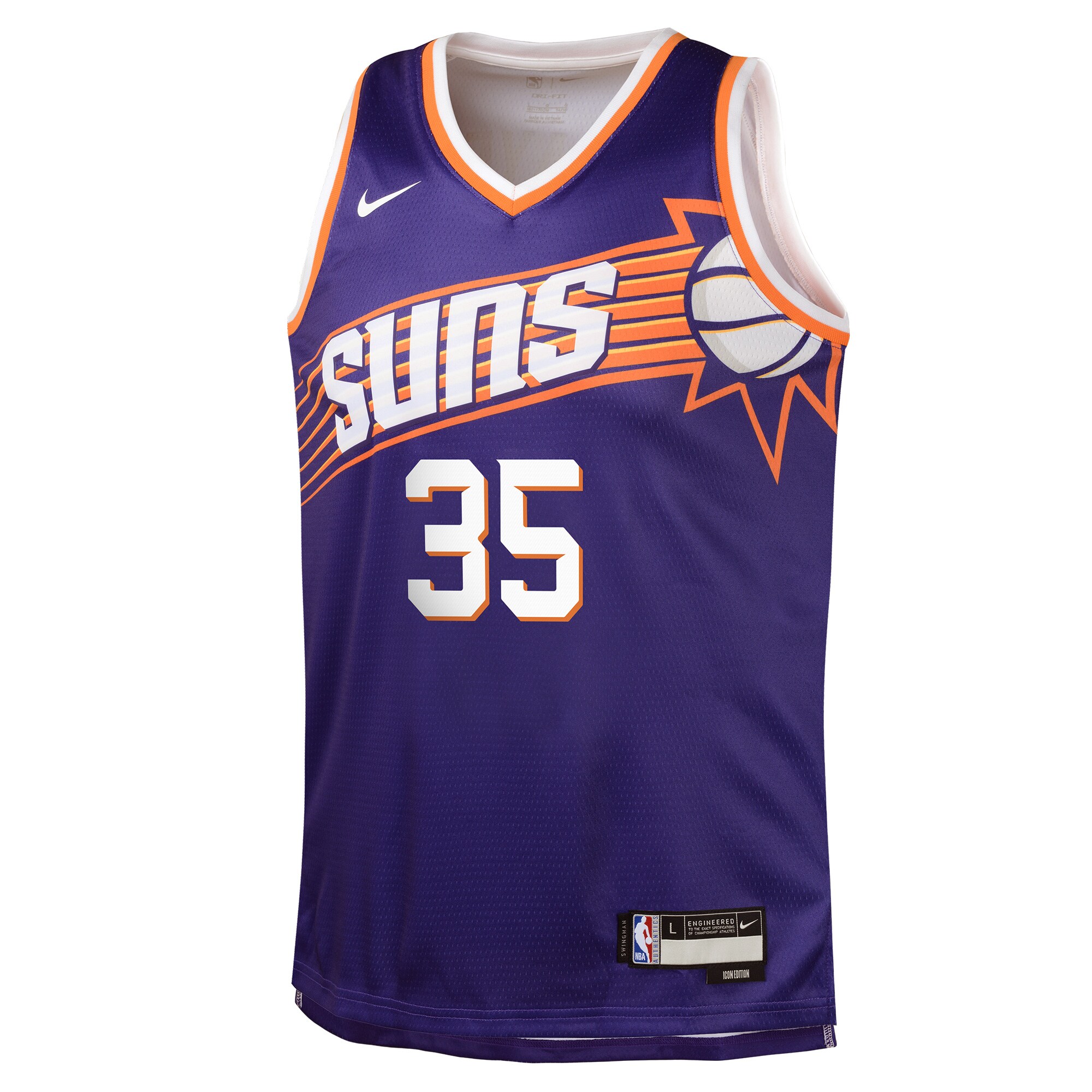 Kevin Durant Phoenix Suns Youth Swingman Jersey - Purple - Icon cheap jerseys for sale - CheapJerseys.Shop