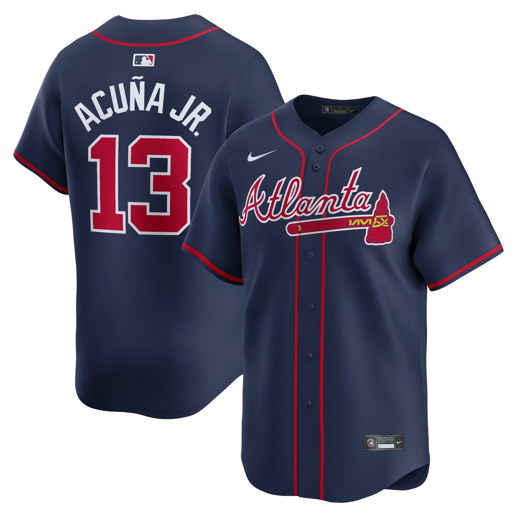Ronald Acu\u00c3\u00b1a Jr. Atlanta Braves Alternate Limited Player Jersey\u00c2\u00a0\u00e2\u20ac\u201c Navy cheap jerseys for sale - CheapJerseys.Shop