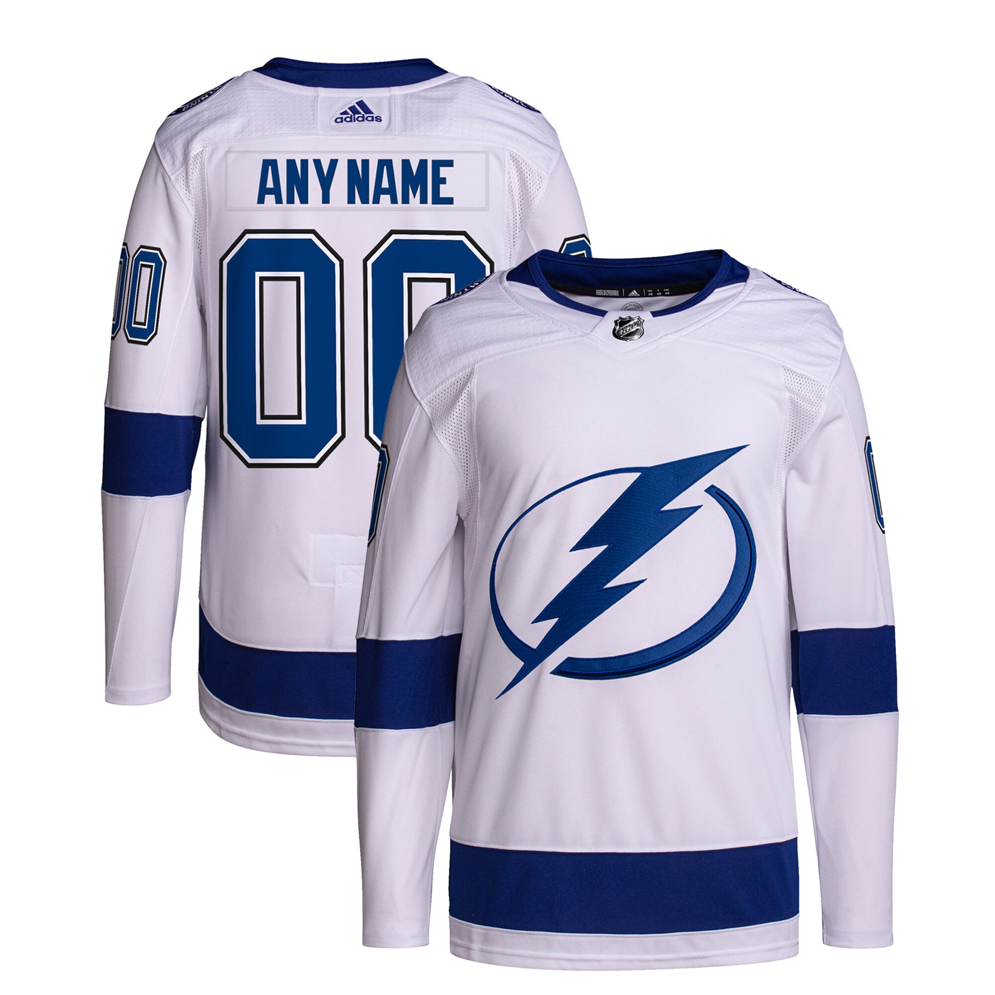 Tampa Bay Lightning Away Primegreen Authentic Custom Jersey - White cheap jerseys for sale - CheapJerseys.Shop