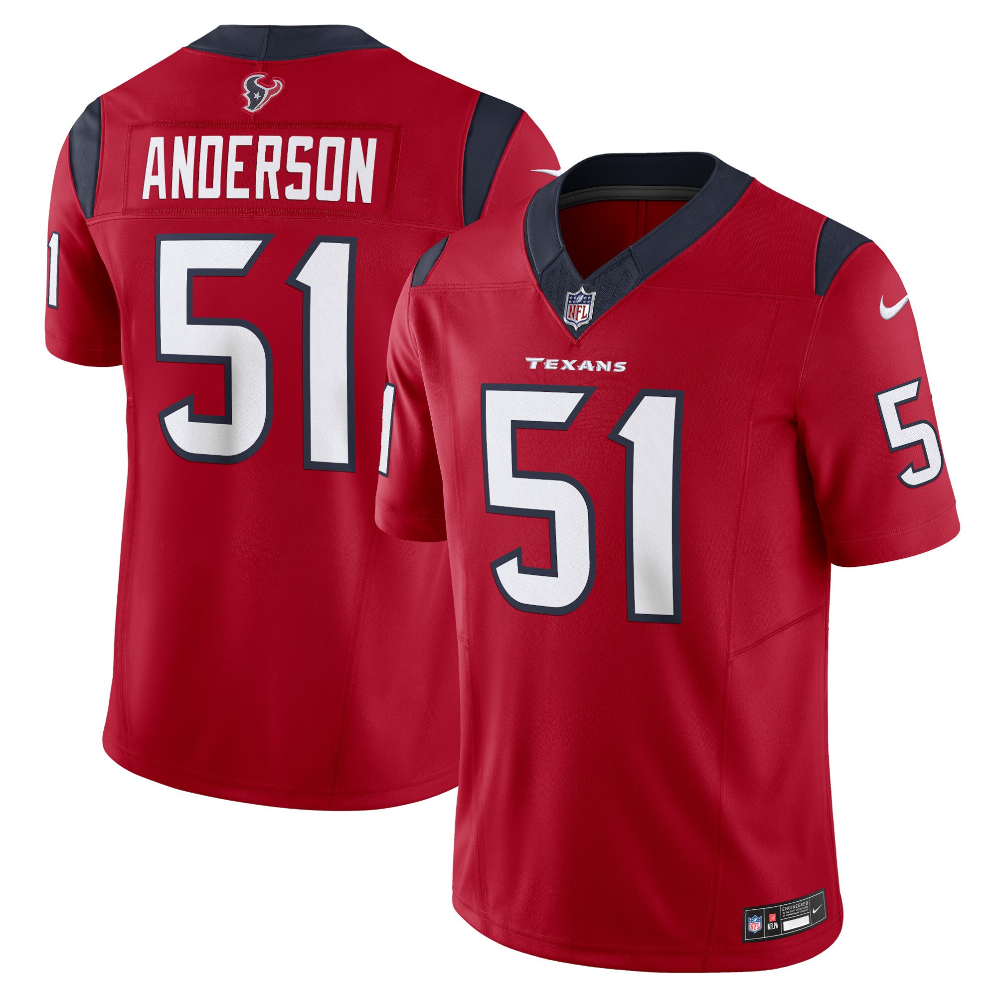 Will Anderson Jr. Houston Texans Vapor F.U.S.E. Limited Jersey - Red cheap jerseys for sale - CheapJerseys.Shop