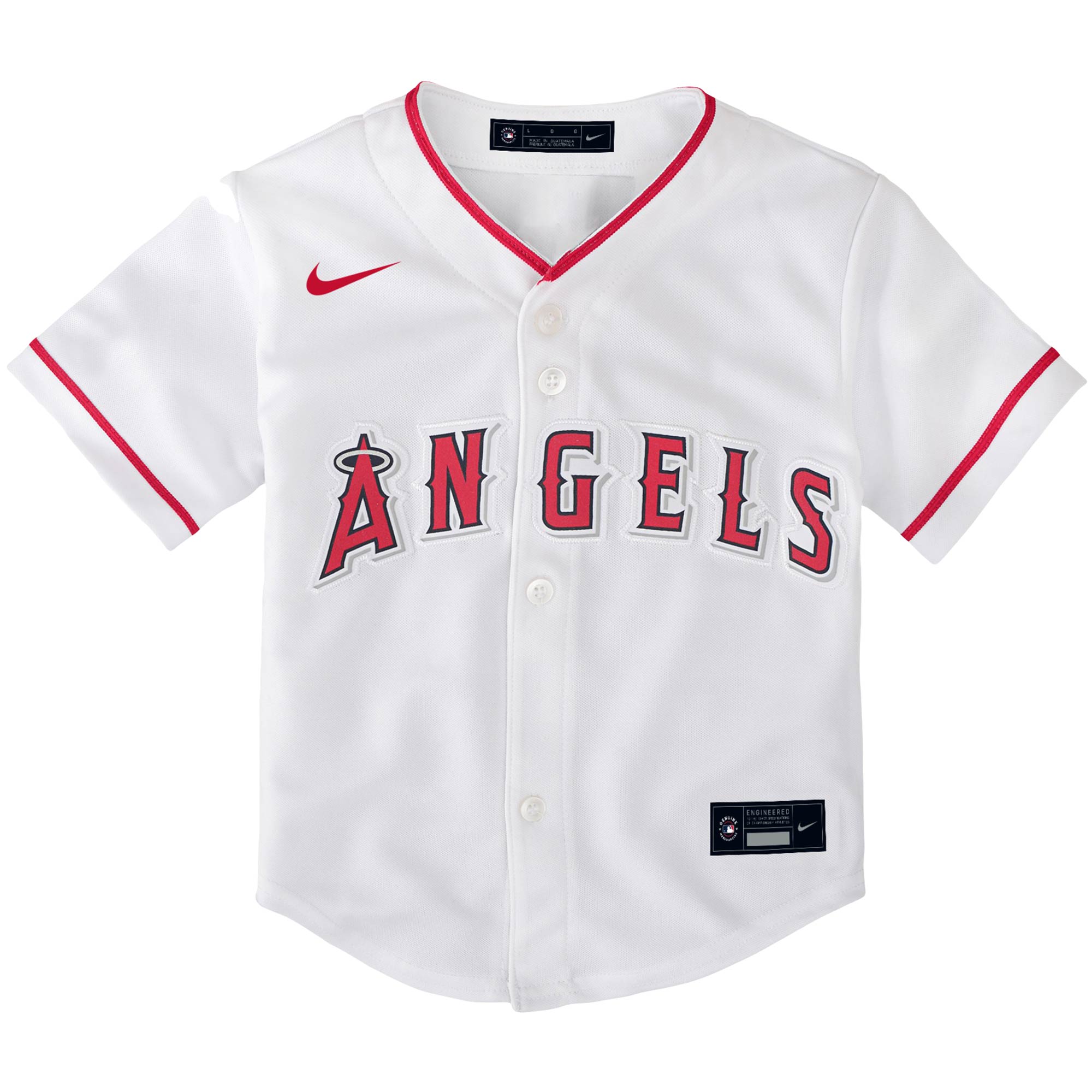 Los Angeles Angels Toddler Home Replica Team Jersey - White cheap jerseys for sale - CheapJerseys.Shop