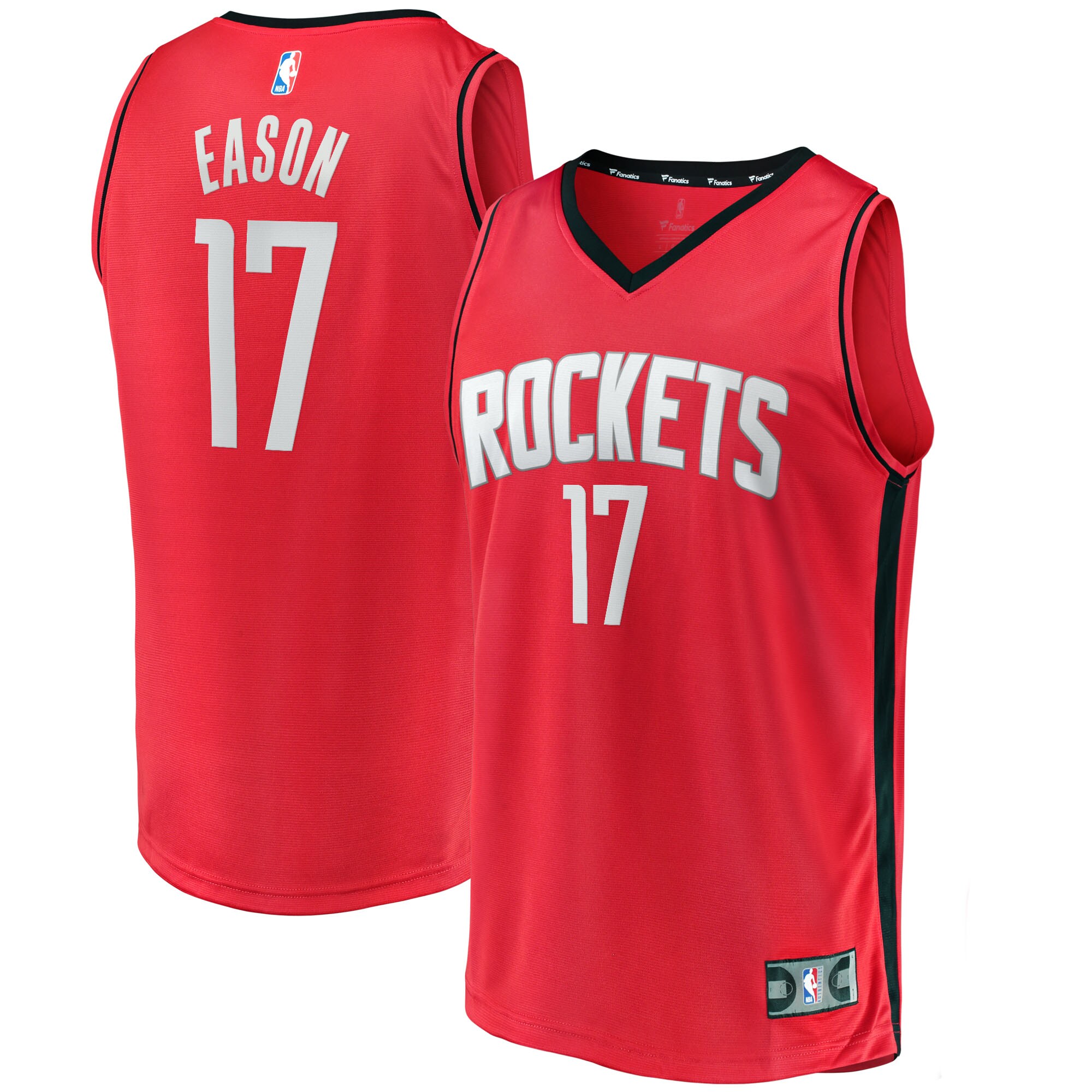 Tari Eason Houston Rockets Fanatics Fast Break Replica Player Jersey - Icon Edition - Red cheap jerseys for sale - CheapJerseys.Shop