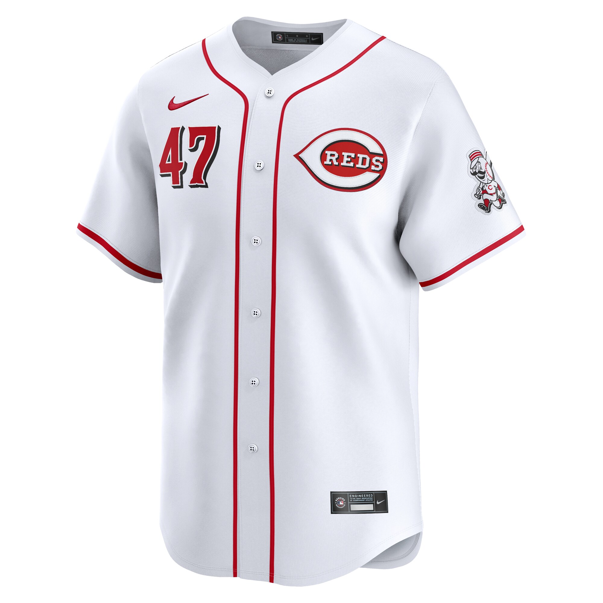 Frankie Montas Cincinnati Reds Home Limited Player Jersey - White cheap jerseys for sale - CheapJerseys.Shop