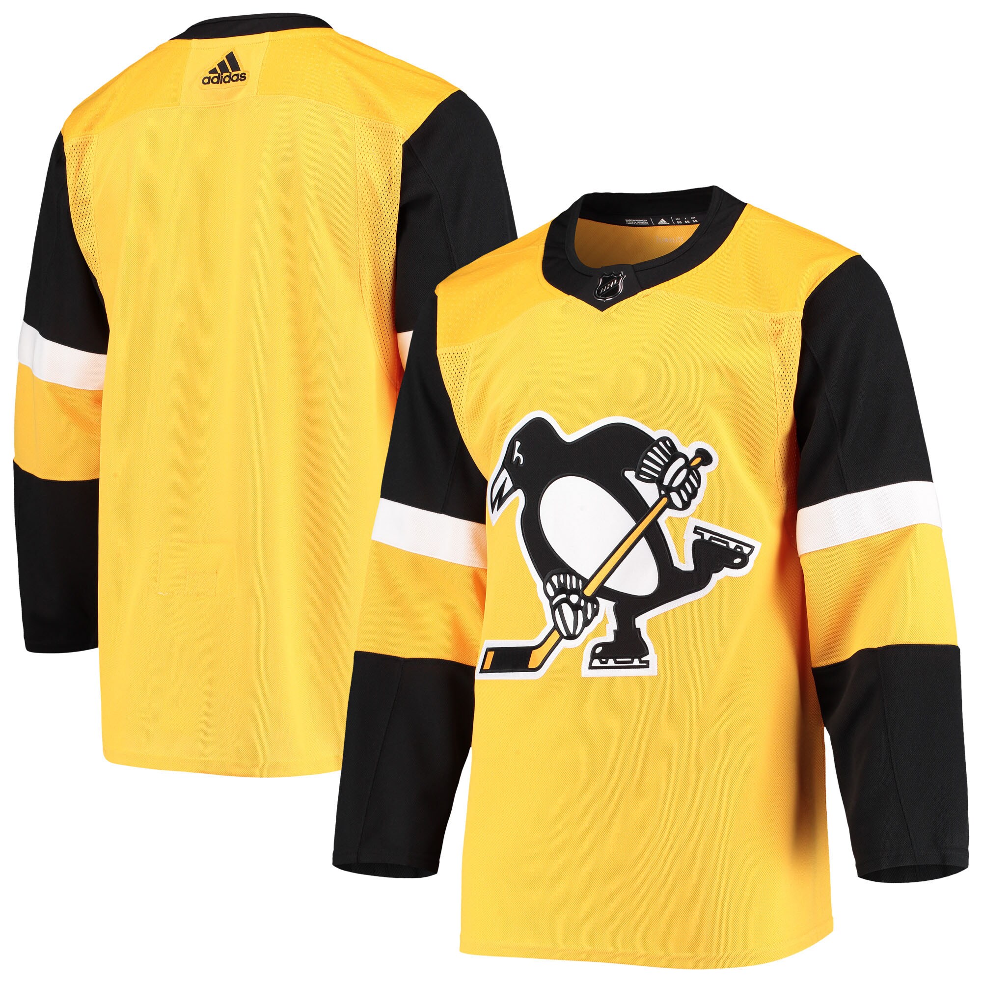 Pittsburgh Penguins Alternate Authentic Team Jersey - Gold cheap jerseys for sale - CheapJerseys.Shop
