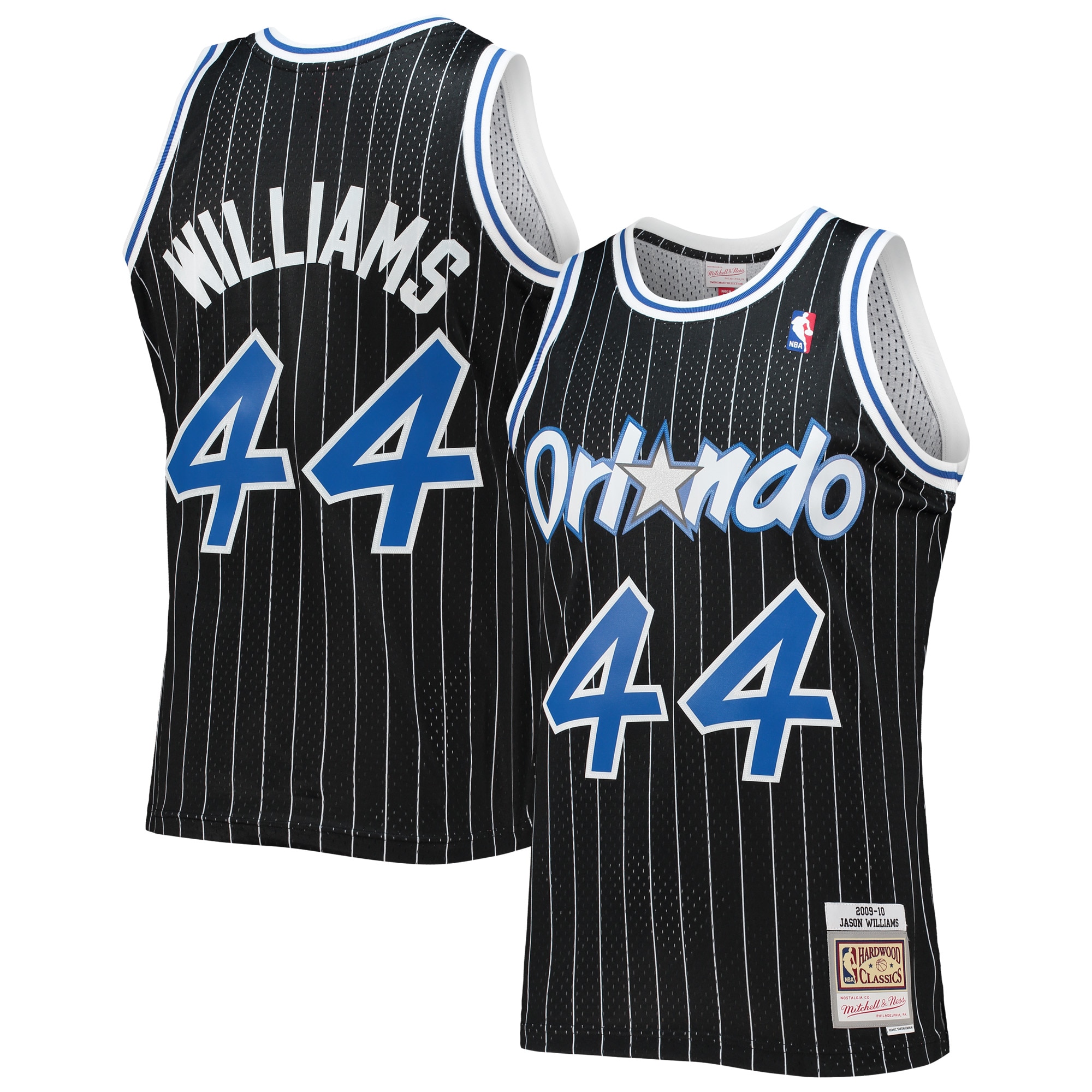 Jason Williams Orlando Magic Mitchell & Ness 2001\/02 Hardwood Classics Swingman Jersey - Black cheap jerseys for sale - CheapJerseys.Shop