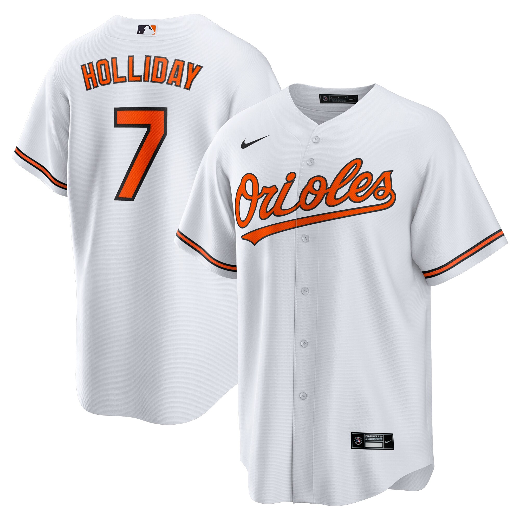 Jackson Holliday Baltimore Orioles Home Replica Player Jersey - White cheap jerseys for sale - CheapJerseys.Shop