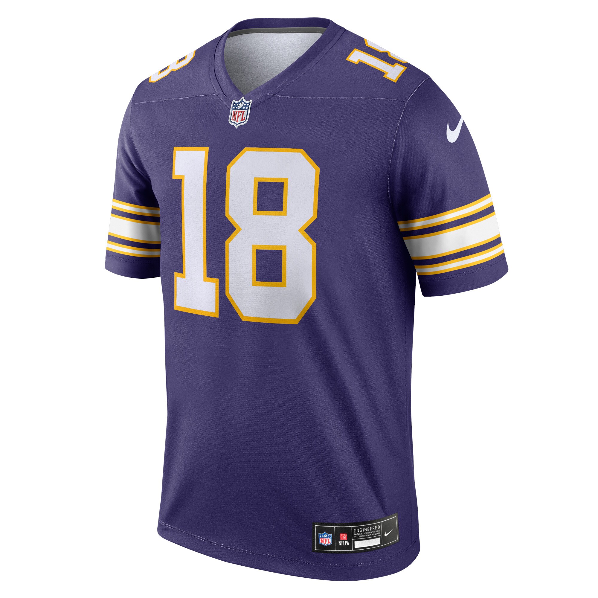 Justin Jefferson Minnesota Vikings Classic Legend Player Jersey - Purple cheap jerseys for sale - CheapJerseys.Shop