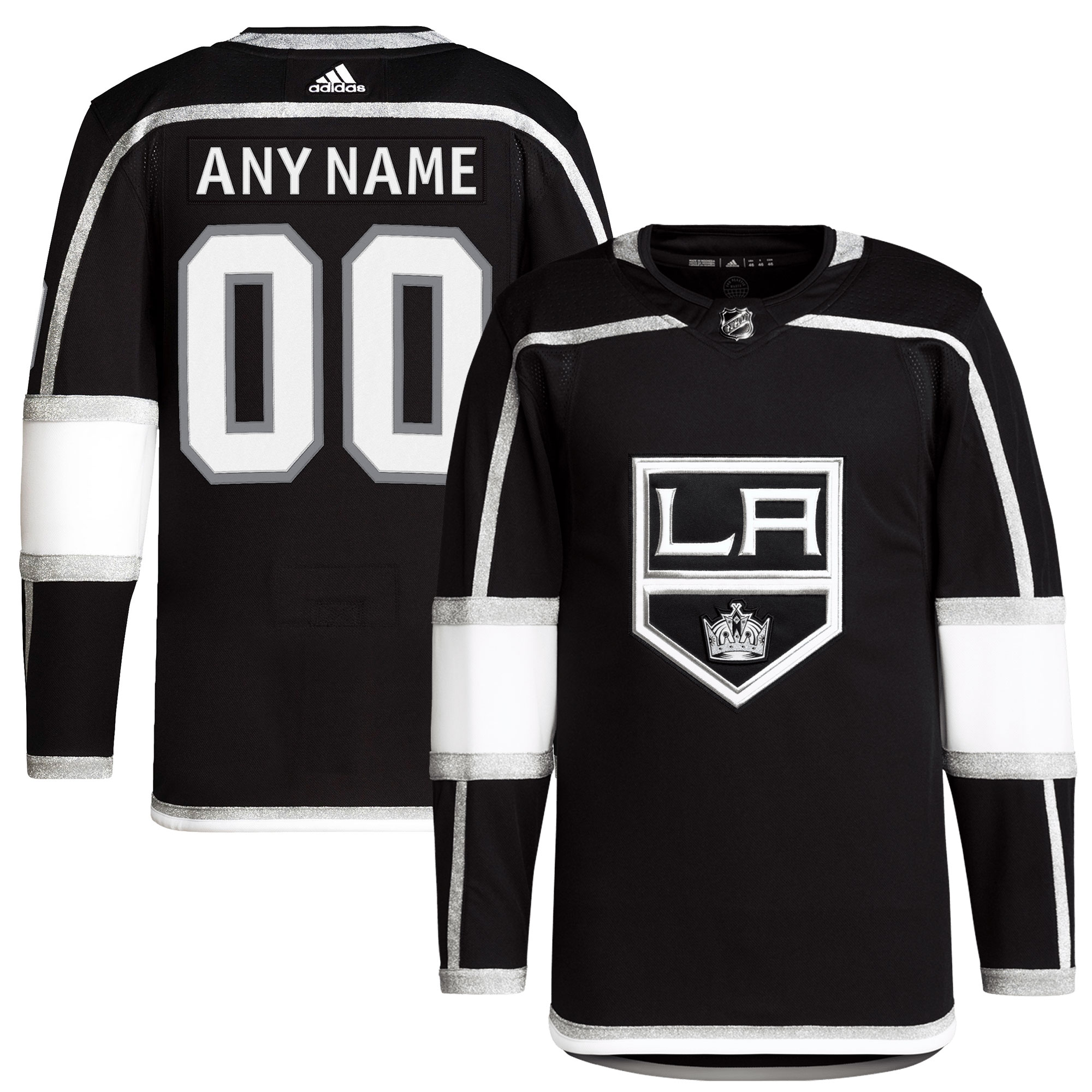 Los Angeles Kings Home Primegreen Authentic Custom Jersey - Black cheap jerseys for sale - CheapJerseys.Shop