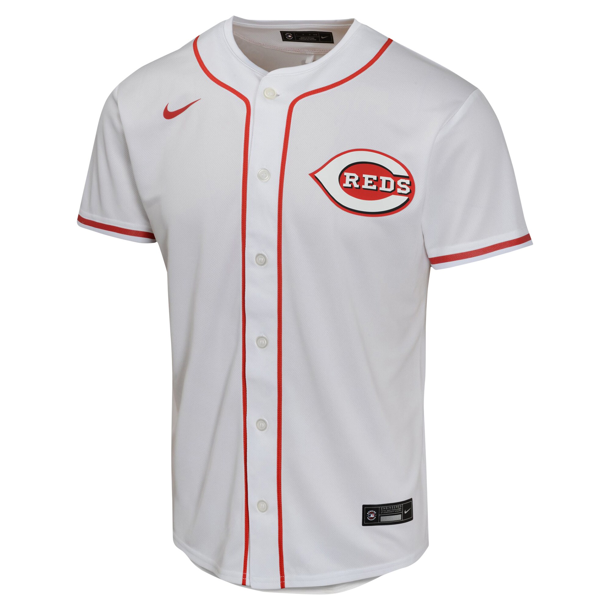 Elly De La Cruz Cincinnati Reds Youth Home Game Player Jersey - White cheap jerseys for sale - CheapJerseys.Shop
