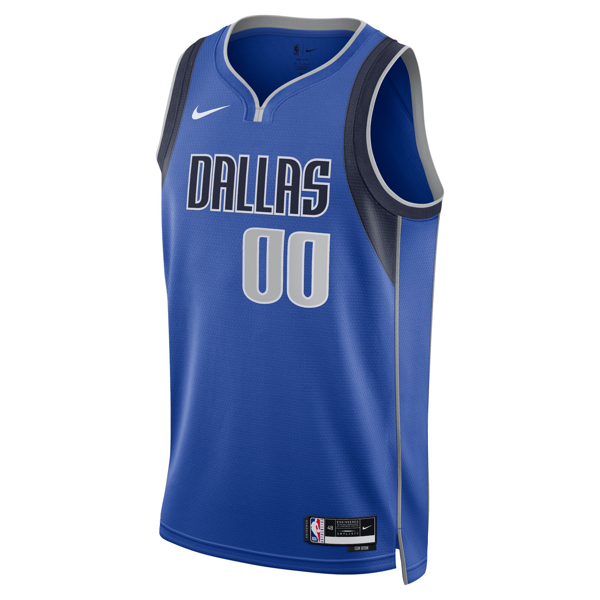 Dallas Mavericks Unisex Swingman Custom Jersey Blue - Icon Edition cheap jerseys for sale - CheapJerseys.Shop