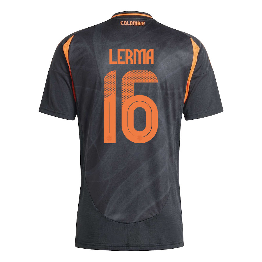 Jefferson Lerma 16 Colombia National Team 2024/25 Away Men Jersey - Black cheap jerseys for sale - CheapJerseys.Shop