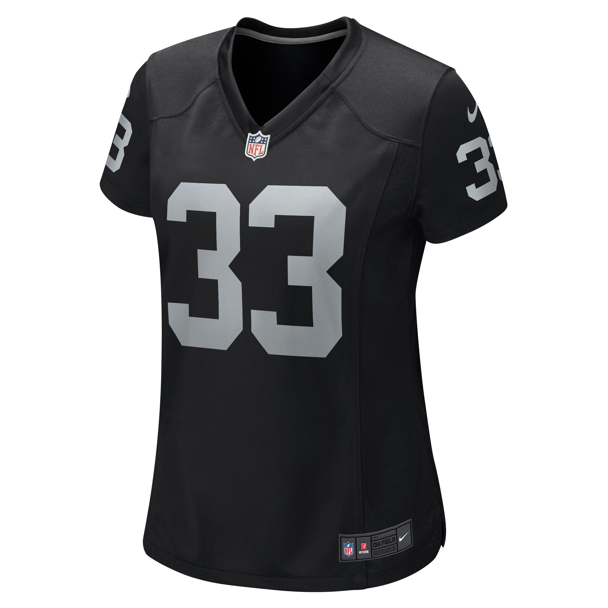 Roderic Teamer Las Vegas Raiders Women's Game Jersey - Black cheap jerseys for sale - CheapJerseys.Shop