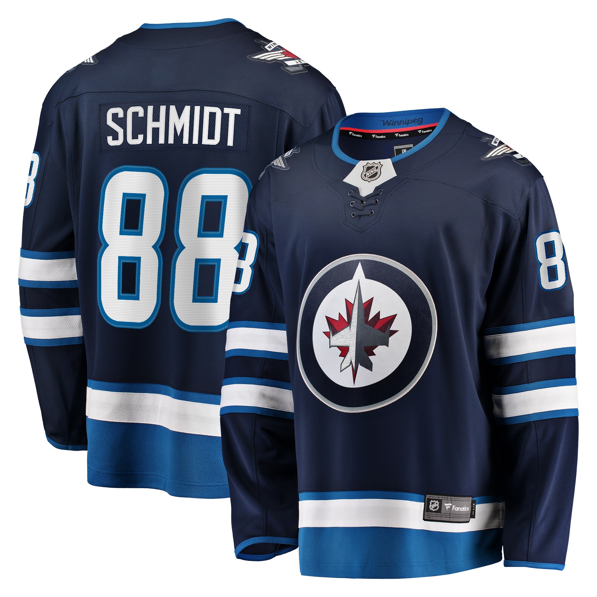 Nate Schmidt Winnipeg Jets Fanatics Home Premier Breakaway Player Jersey - Navy cheap jerseys for sale - CheapJerseys.Shop