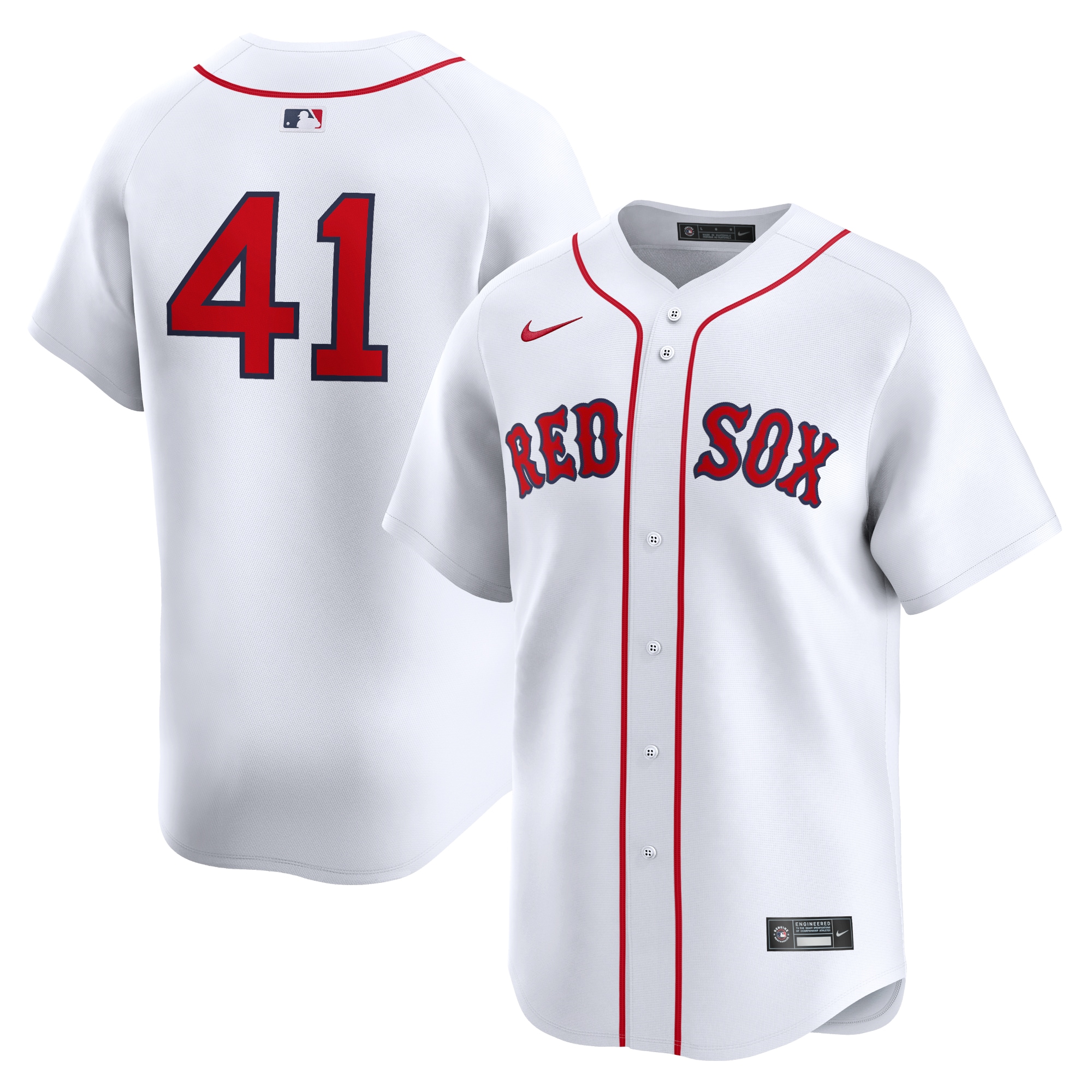 Chris Sale Boston Red Sox Home Limited Player Jersey - White cheap jerseys for sale - CheapJerseys.Shop