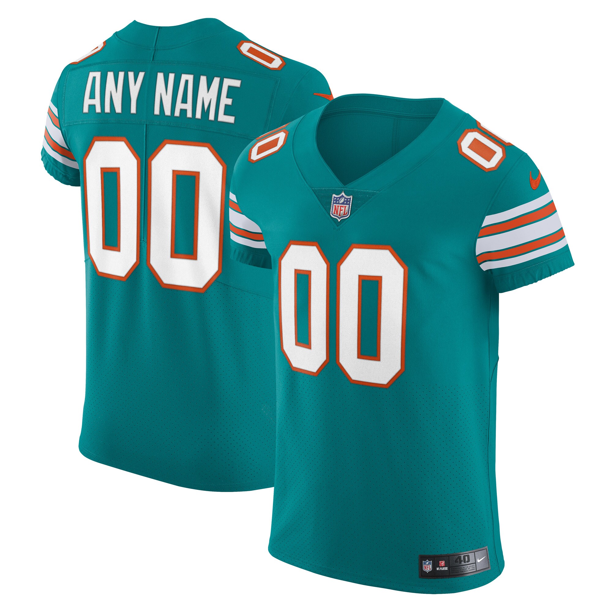 Miami Dolphins Elite Vapor Untouchable Custom Jersey - Aqua cheap jerseys for sale - CheapJerseys.Shop
