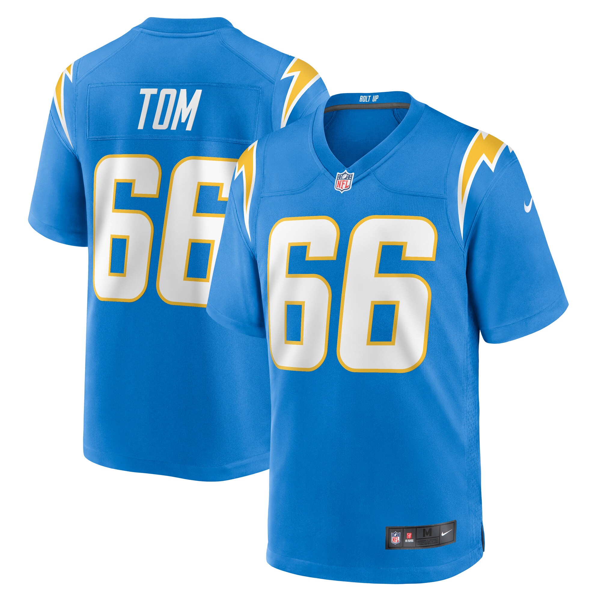 Cameron Tom Los Angeles Chargers Game Jersey - Powder Blue cheap jerseys for sale - CheapJerseys.Shop