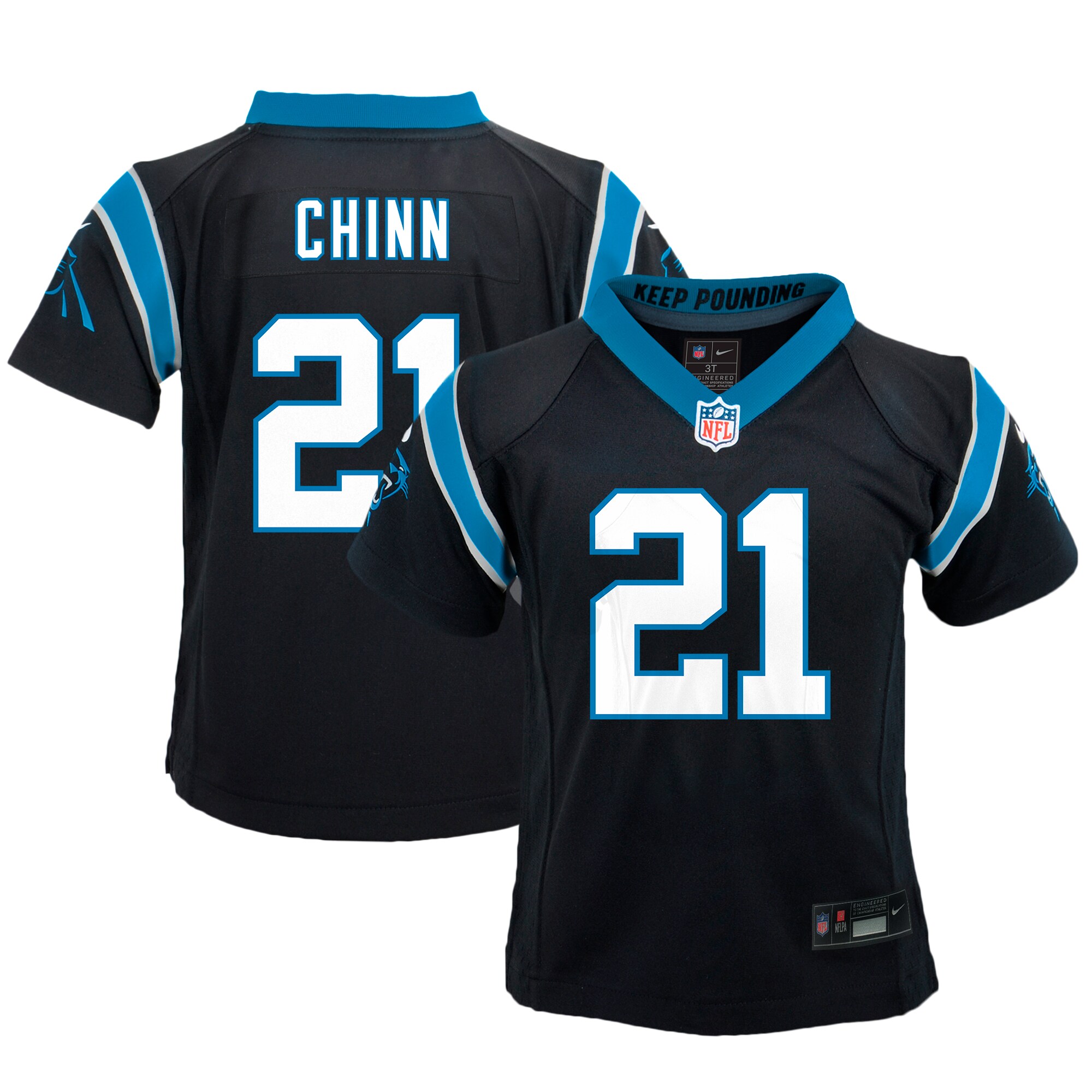 Jeremy Chinn Carolina Panthers Infant Game Jersey - Black cheap jerseys for sale - CheapJerseys.Shop