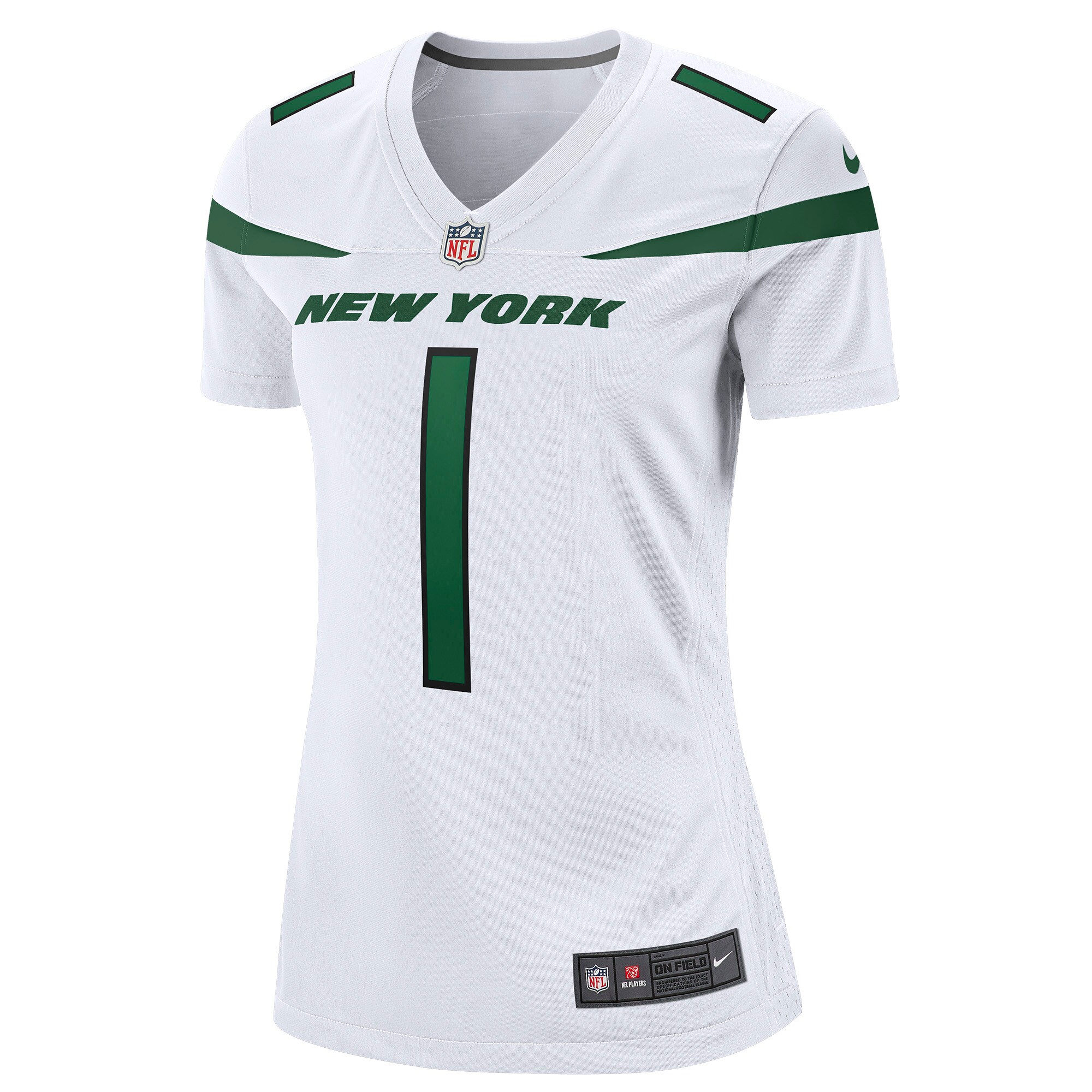 Ahmad Sauce Gardner New York Jets Women's Player Jersey - White cheap jerseys for sale - CheapJerseys.Shop