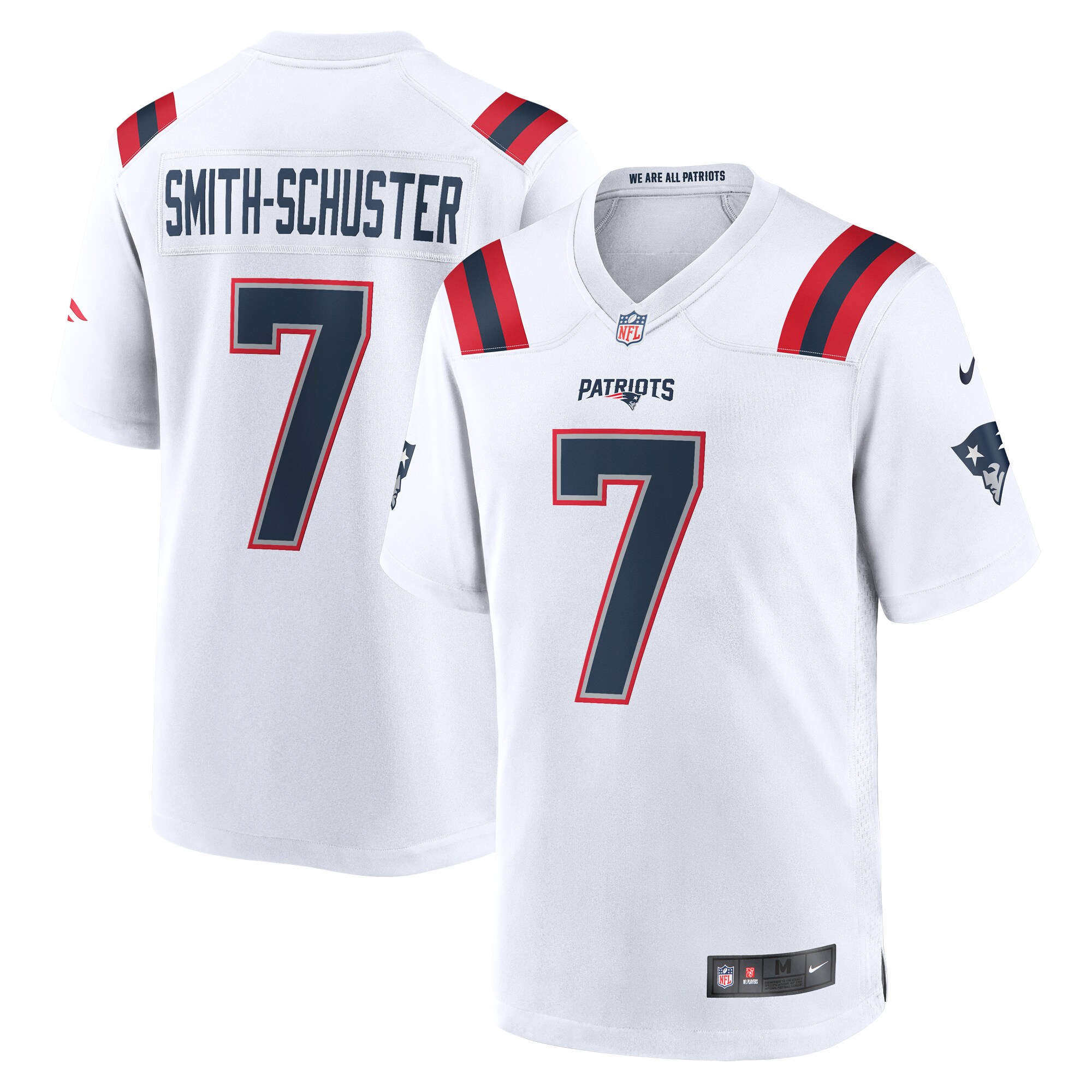 JuJu Smith-Schuster New England Patriots Game Player Jersey - { White cheap jerseys for sale - CheapJerseys.Shop