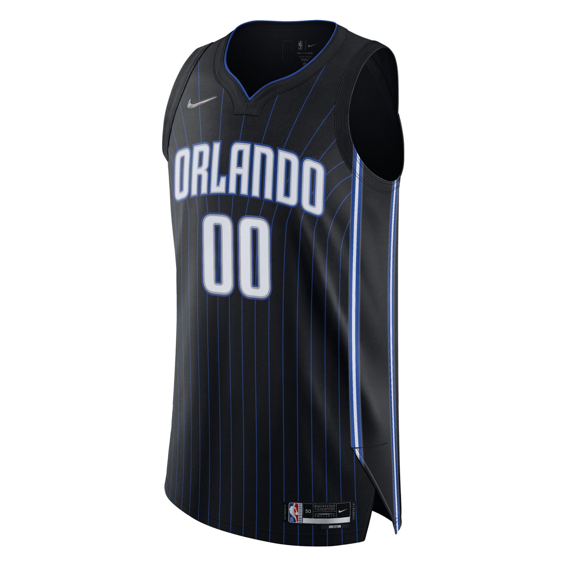 Orlando Magic 2021\/22 Diamond Authentic Custom Jersey - Icon Edition - Black cheap jerseys for sale - CheapJerseys.Shop
